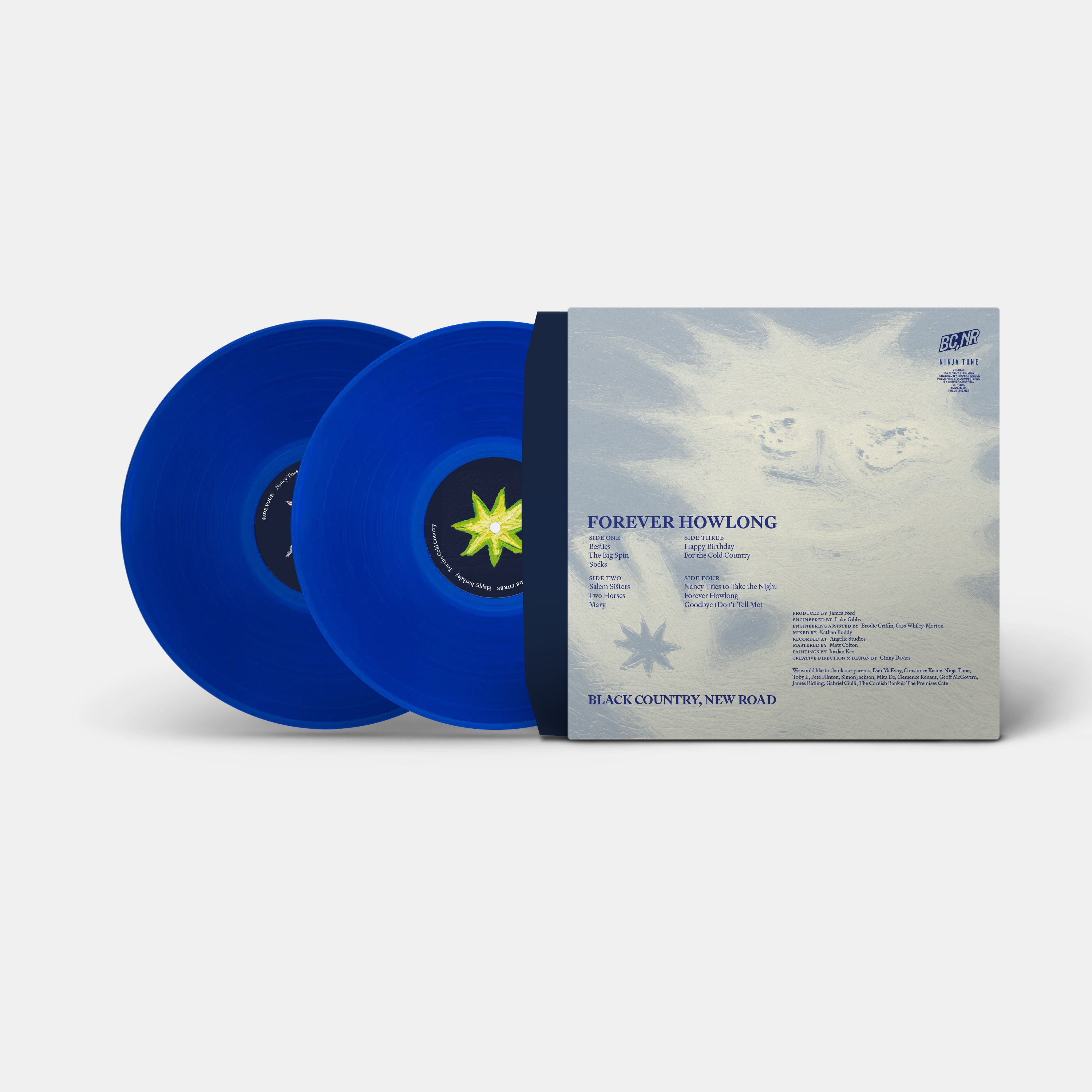 Black Country, New Road - Forever Howlong: Limited Edition Eco Transparent Blue Vinyl 2LP