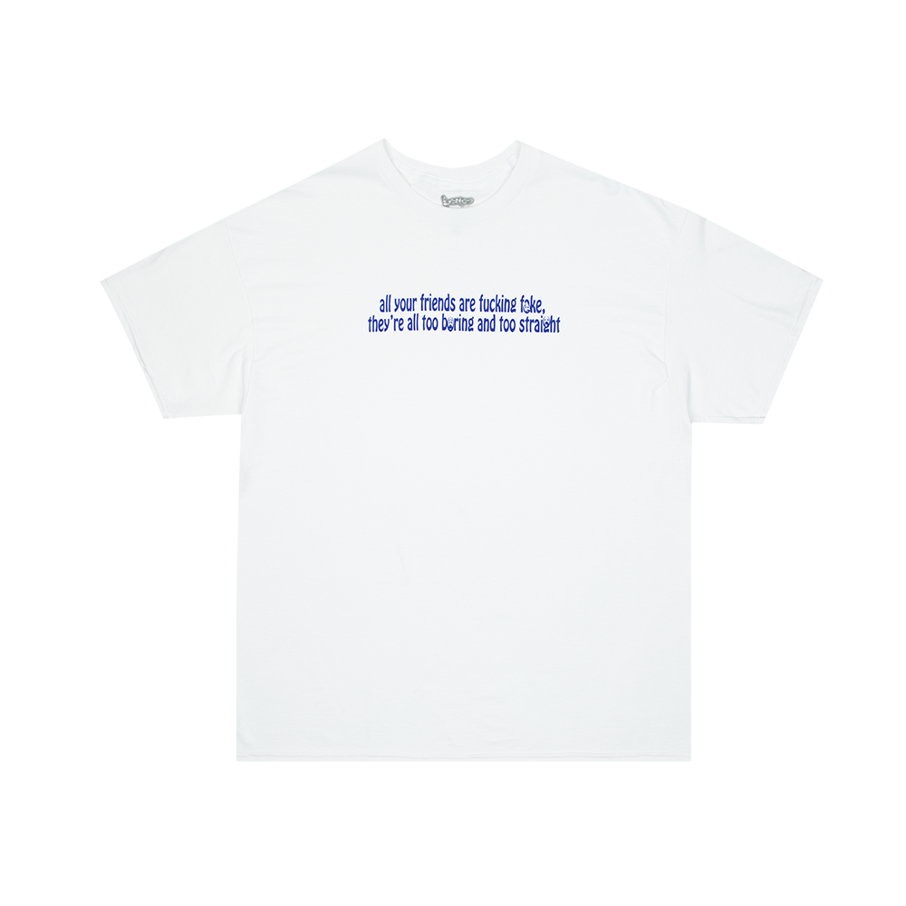 Benee - Boring And Straight White Tee