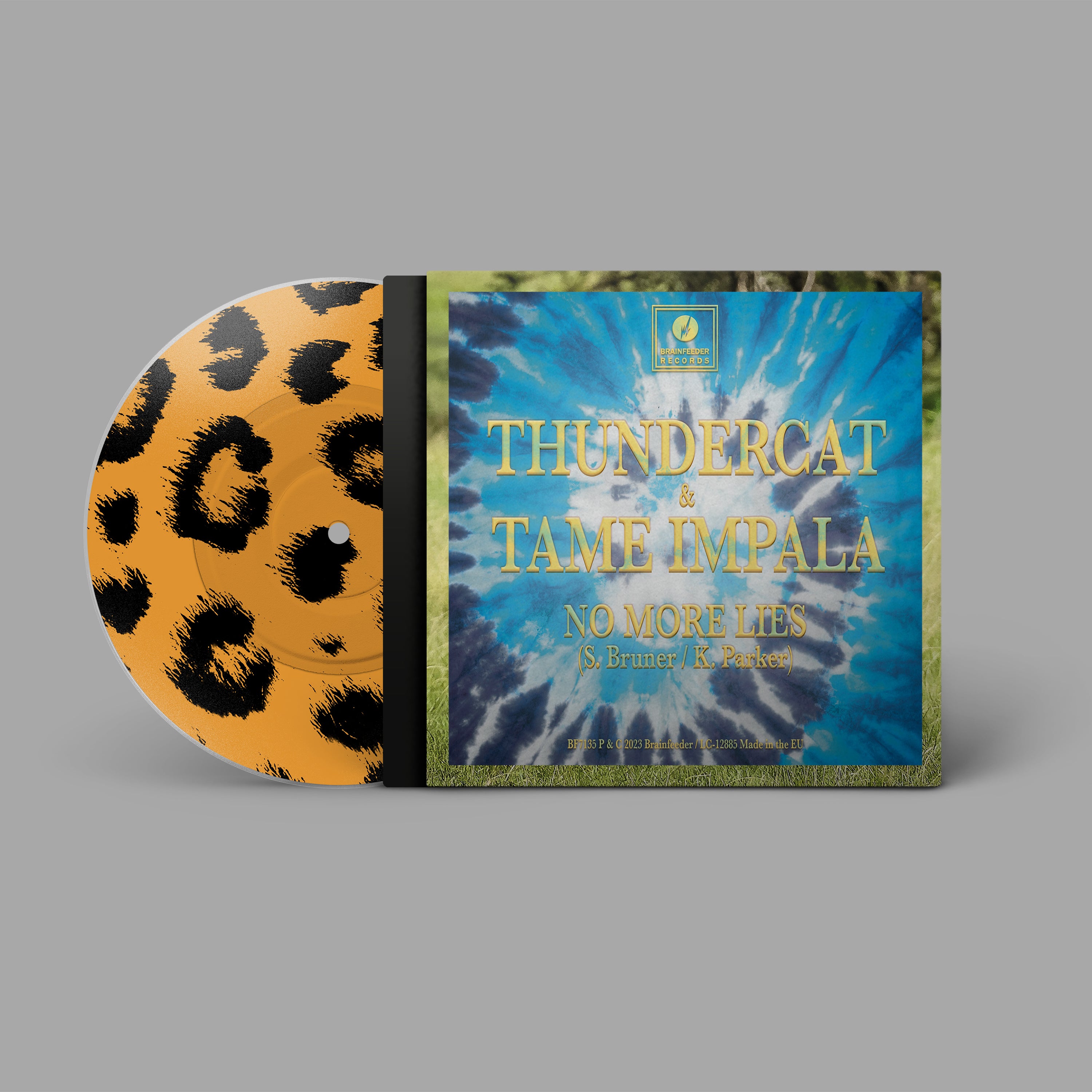 Thundercat, Tame Impala - No More Lies: Limited Edition Cheetah Screenprint 7" Single