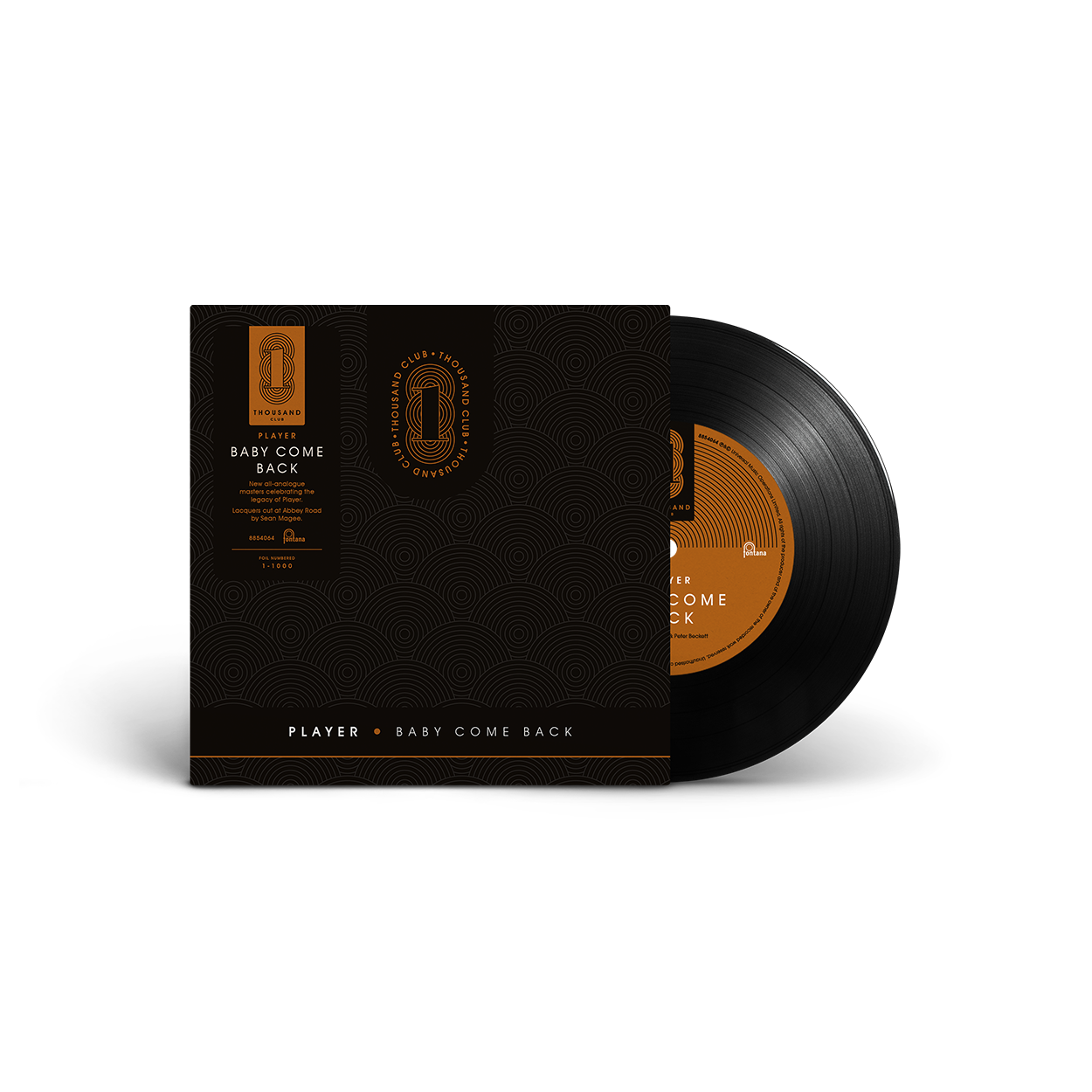 Player - Baby Come Back / Love Is Where You Find It 7" (The Thousand Club)