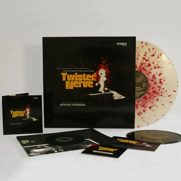 Bernard Herrmann - Twisted Nerve (Super Deluxe Edition): Clear w/ Red Blood Splatter Vinyl 2LP