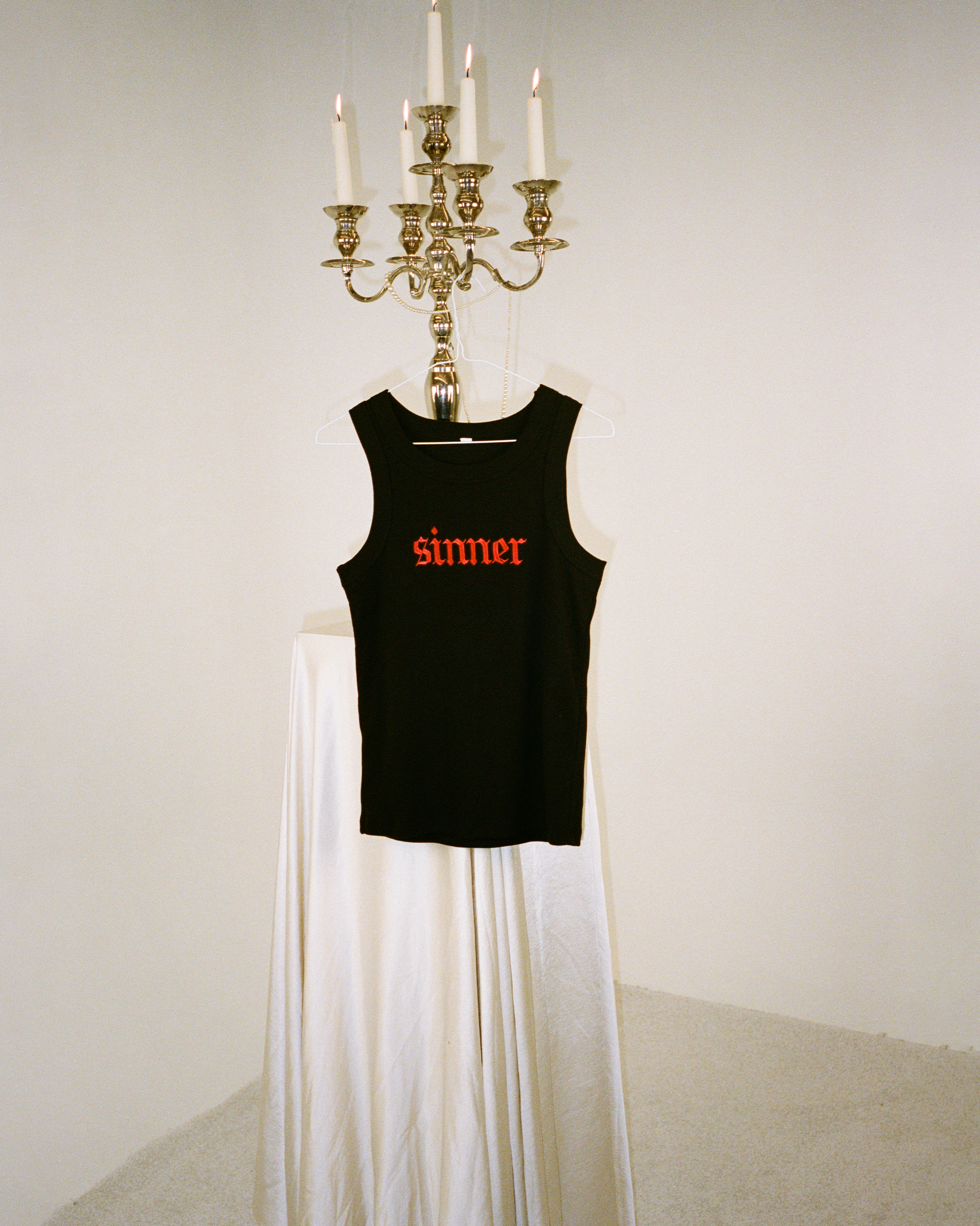 The Last Dinner Party - Black Sinner Embroidered Vest