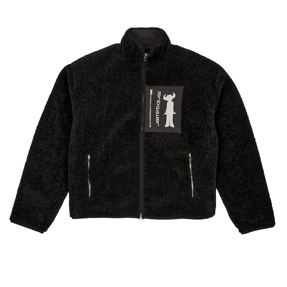 Jamiroquai - Space Cowboy 30th Anniversary Buffalo Man 3M Reflective Fleece Sherpa Jacket