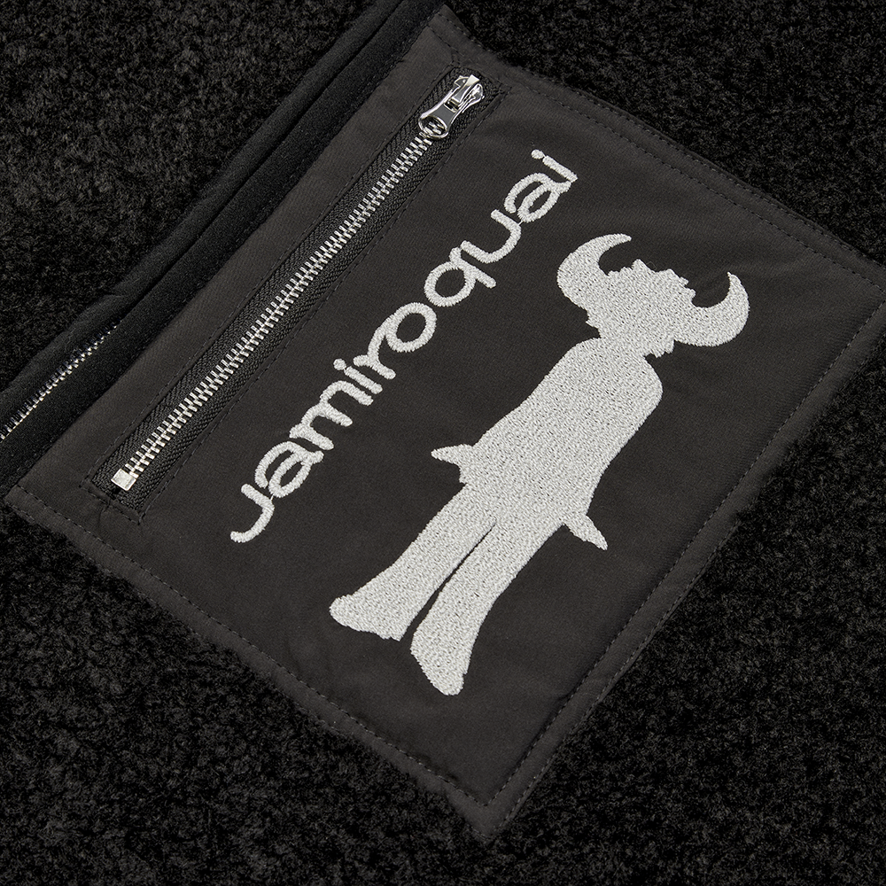 Jamiroquai - Space Cowboy 30th Anniversary Buffalo Man 3M Reflective Fleece Sherpa Jacket.