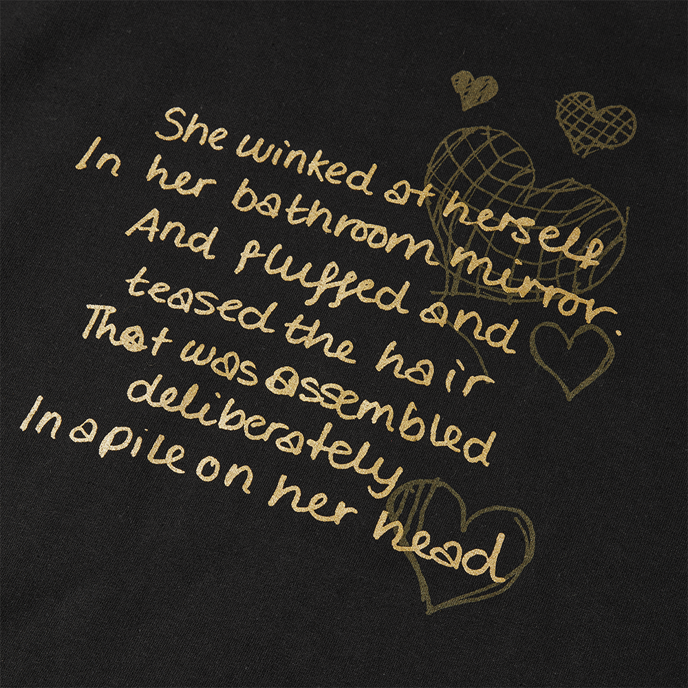 Amy Winehouse - Amy Winehouse Black Poem Crewneck