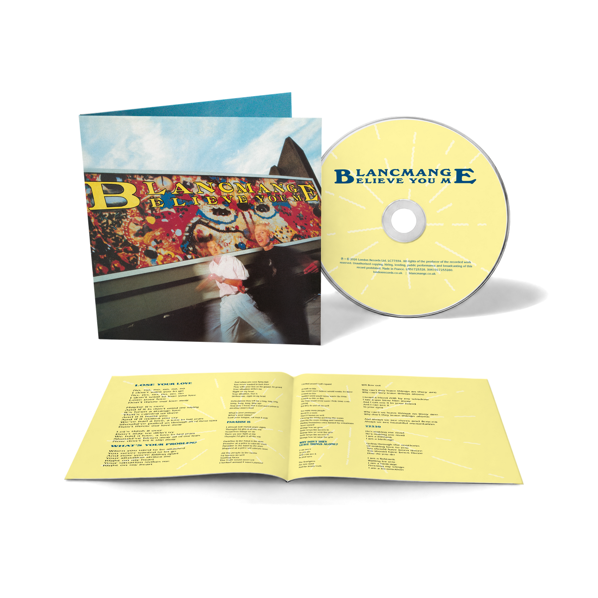 Blancmange - Believe You Me: CD