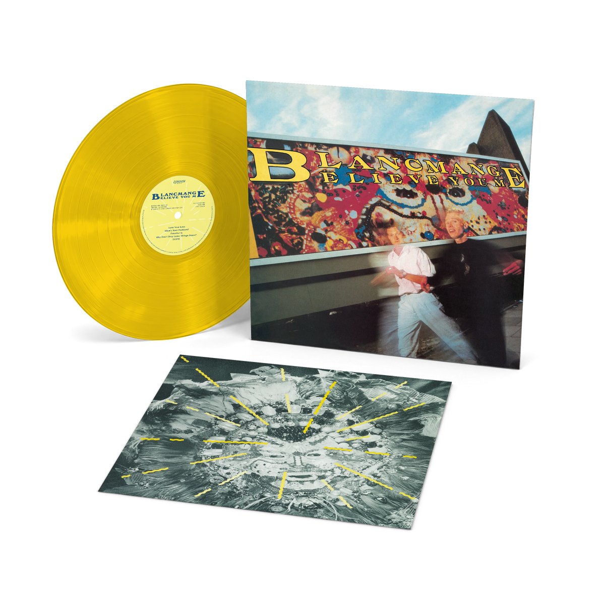 Blancmange - Believe You Me: Clear Yellow Vinyl LP