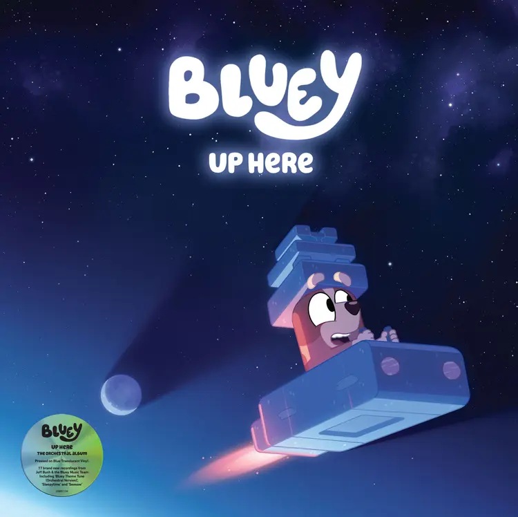 Bluey - Up Here: 140g Translucent Blue Vinyl LP