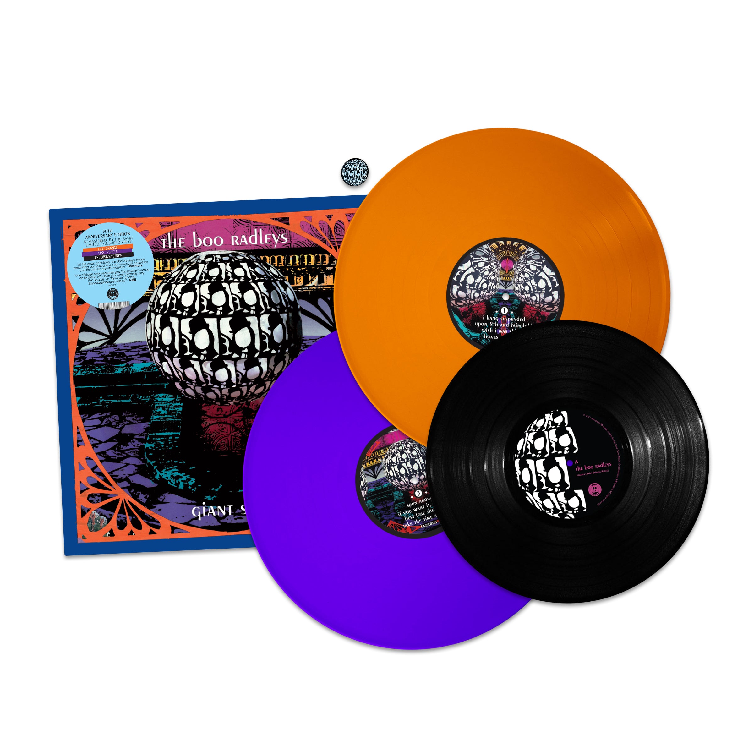 The Boo Radleys - Giant Steps: 30th Anniversary Edition Orange & Purple 2LP & Black Vinyl 10"