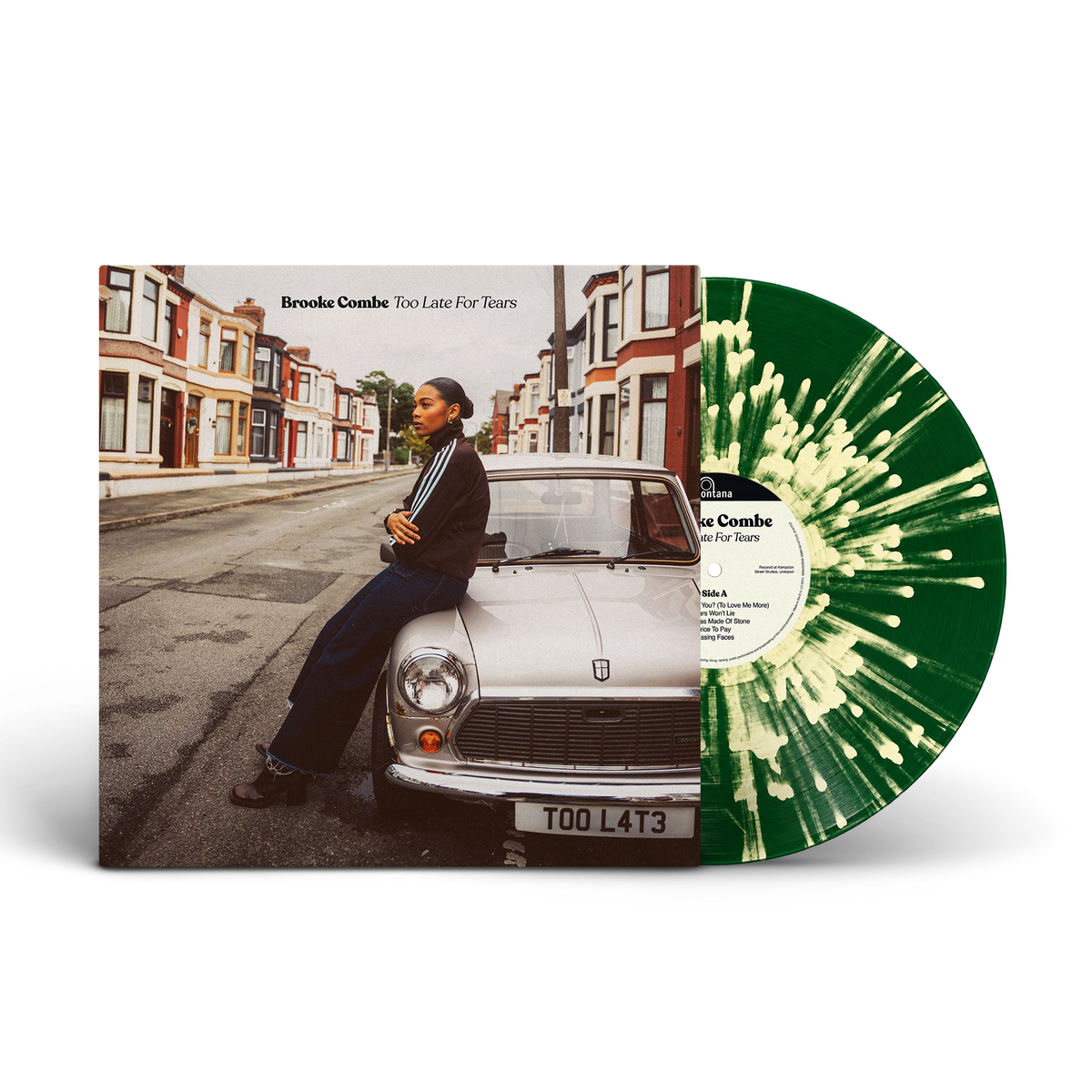 Brooke Combe - Too Late For Tears: Green Splatter Vinyl LP