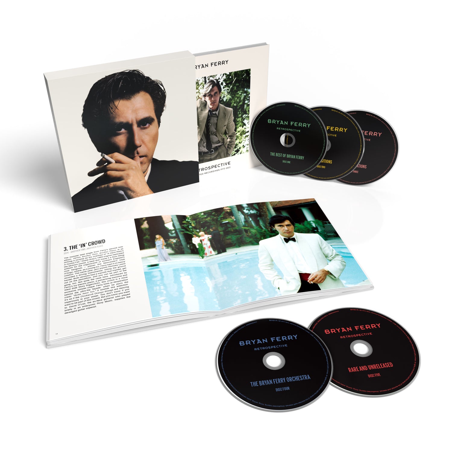 Bryan Ferry - Retrospective - Selected Recordings 1973-2023: Limited Super Deluxe 5CD Box Set