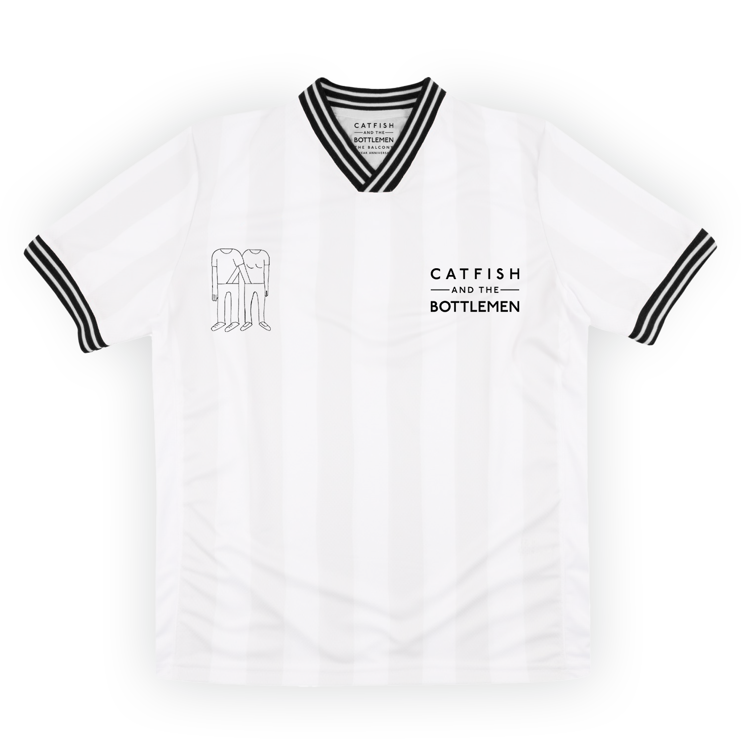 Catfish and the Bottlemen - The Balcony Anniversary Football Shirt - White