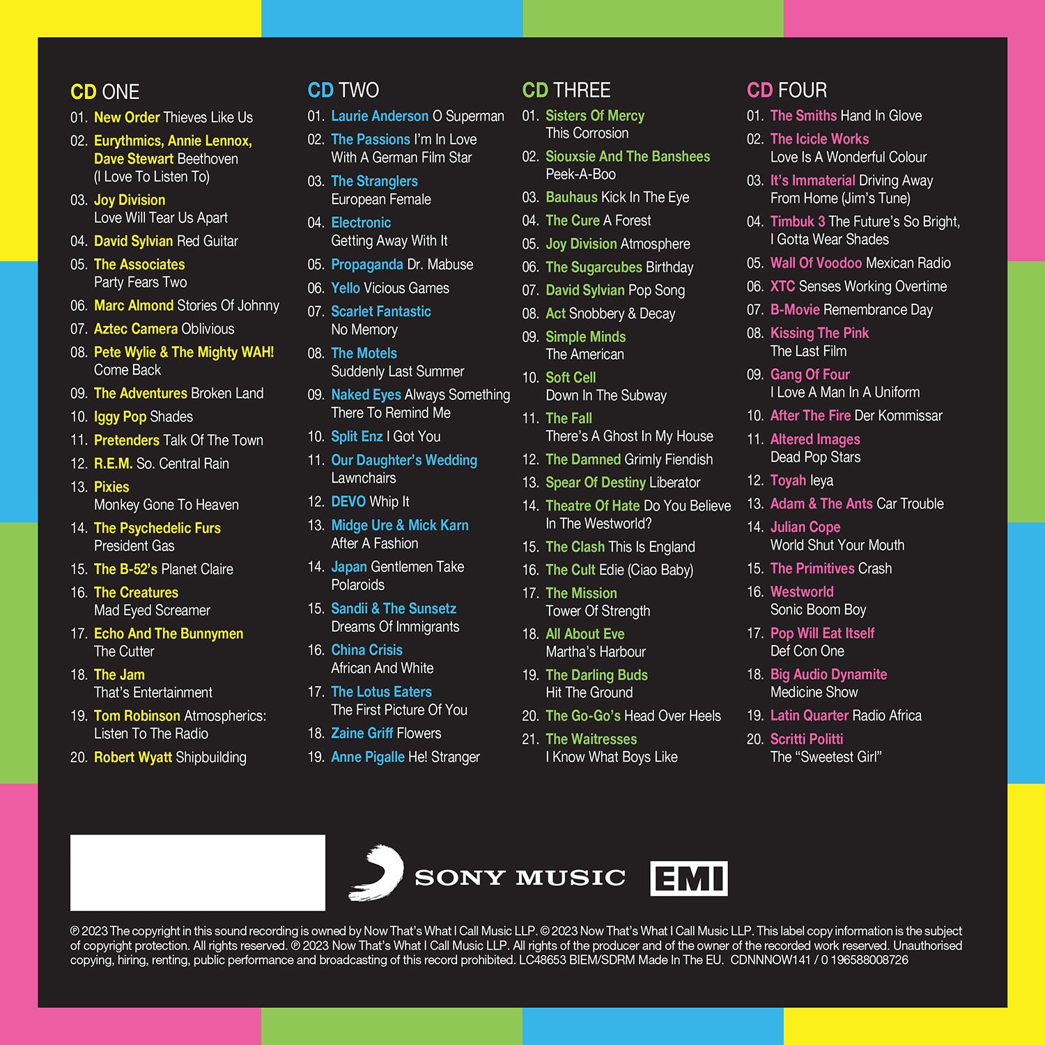 Various Artists - NOW - 80s Alternative (4CD)