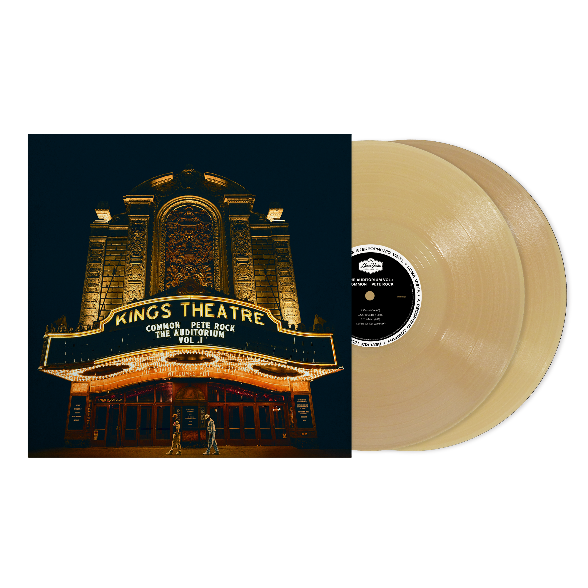 Common, Pete Rock - The Auditorium, Vol. 1: Gold/Tan Vinyl 2LP