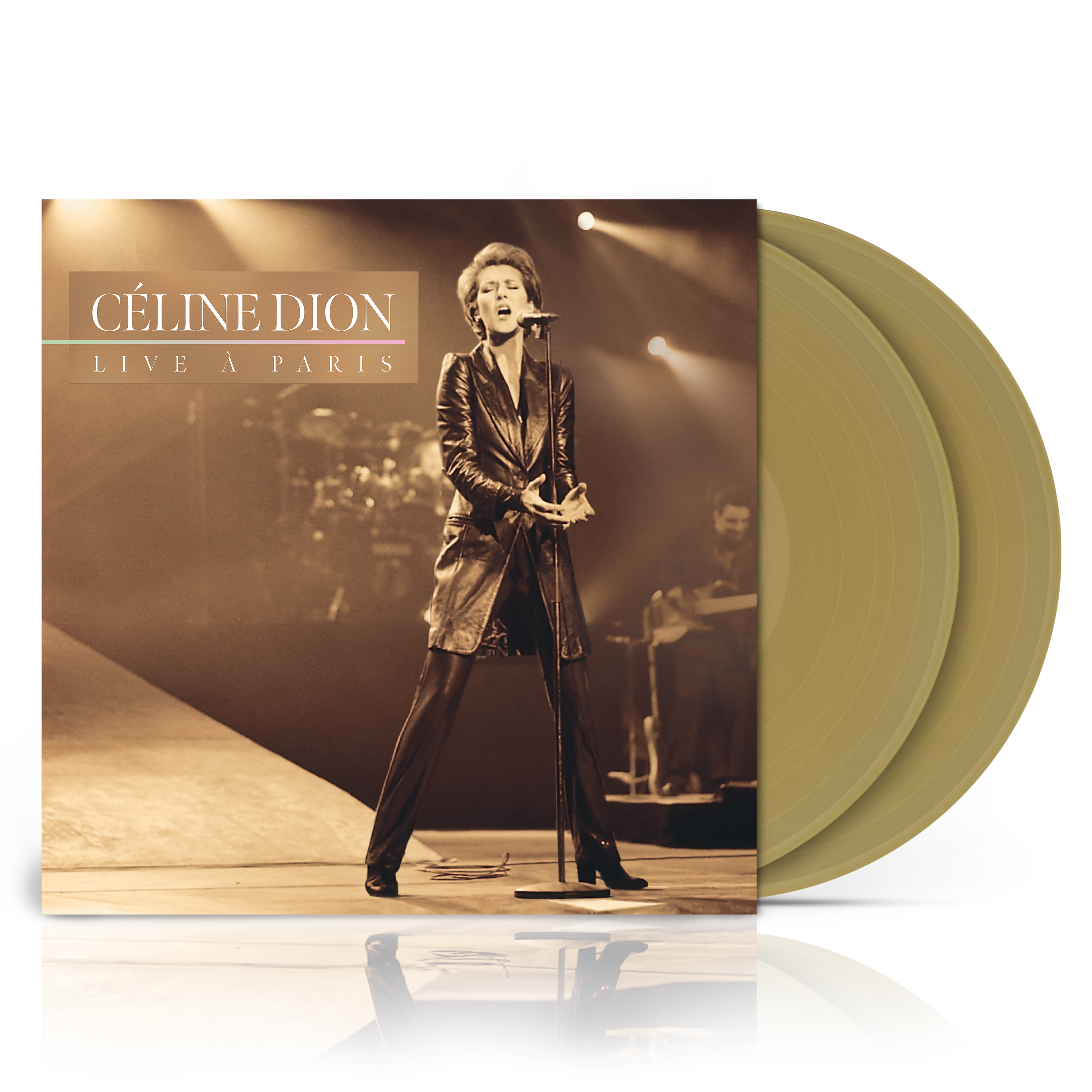 Celine Dion - Live a Paris: Golden Tan Vinyl 2LP