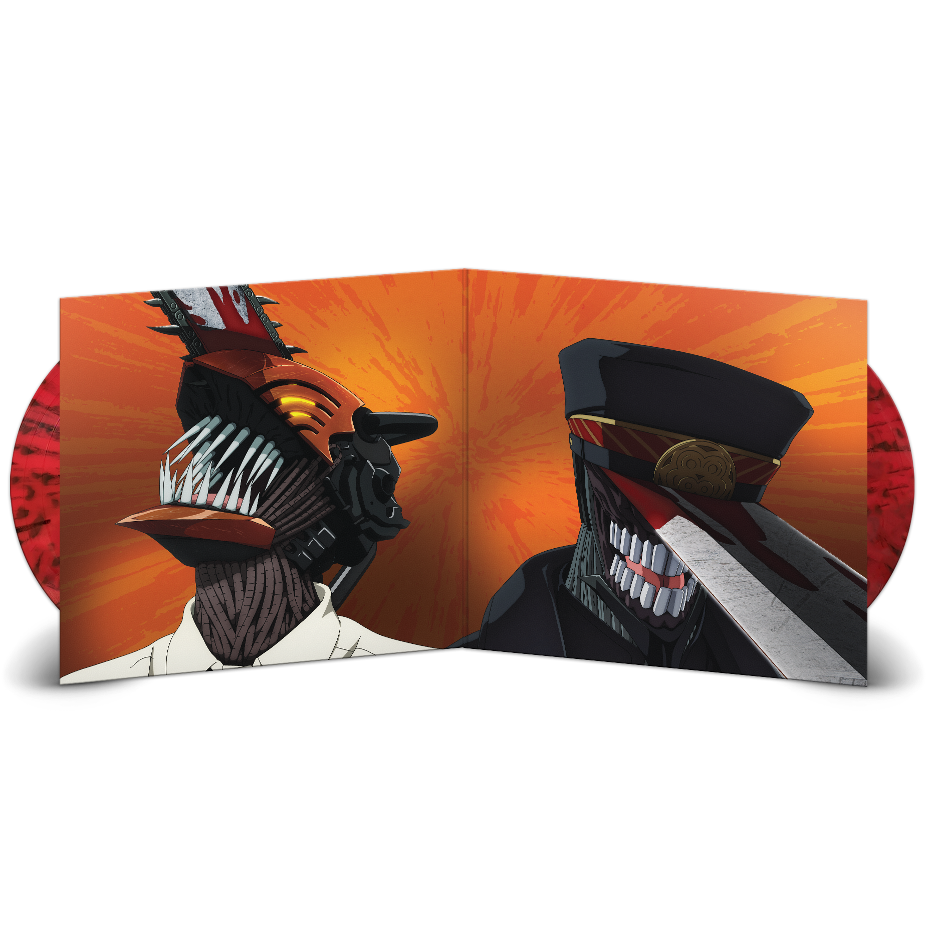 Kensuke Ushio - Chainsaw Man (OST): Limited Red/Black Splatter Vinyl 2LP