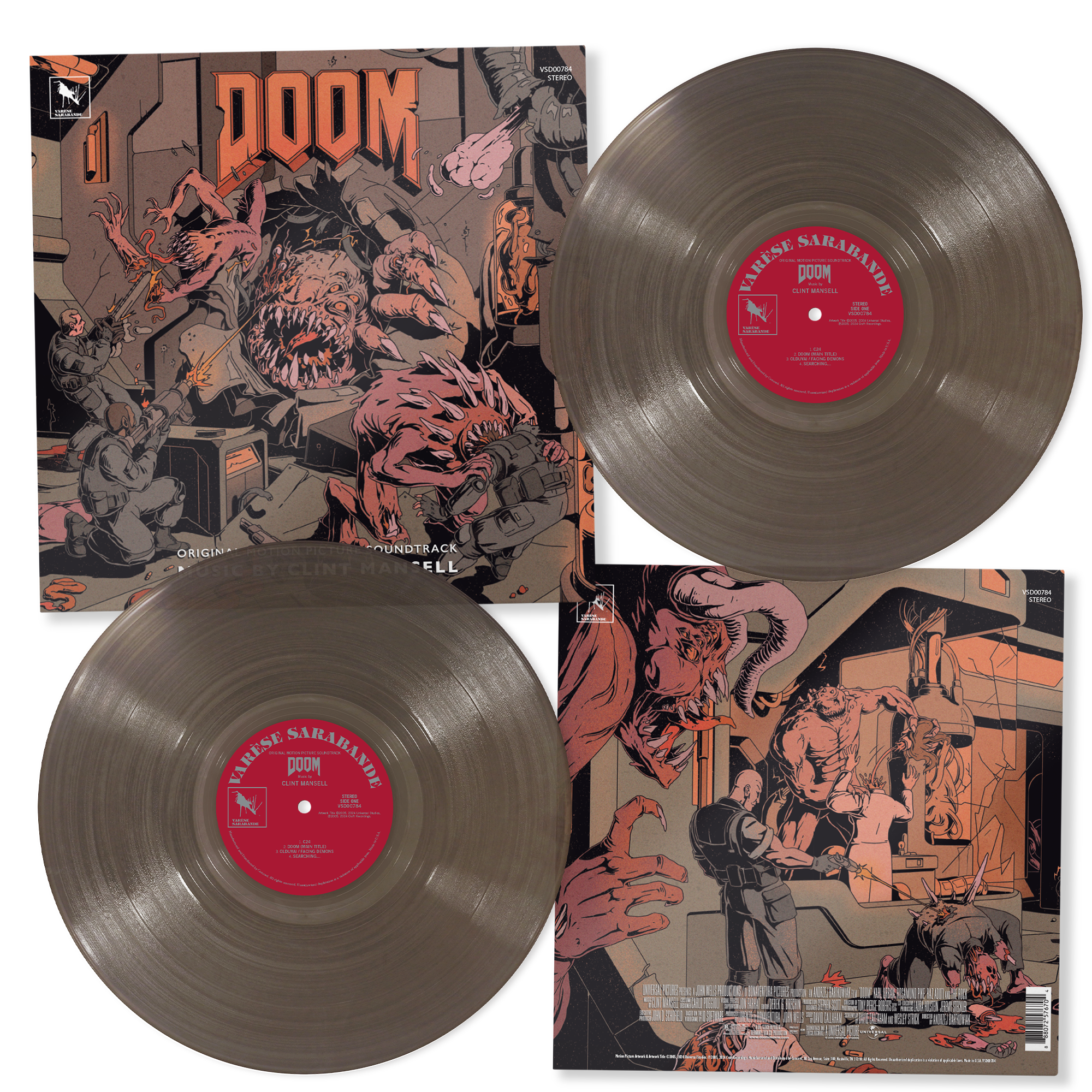 Clint Mansell - Doom (Original Motion Picture Soundtrack): Deluxe Edition 'Black Ice' Vinyl 2LP