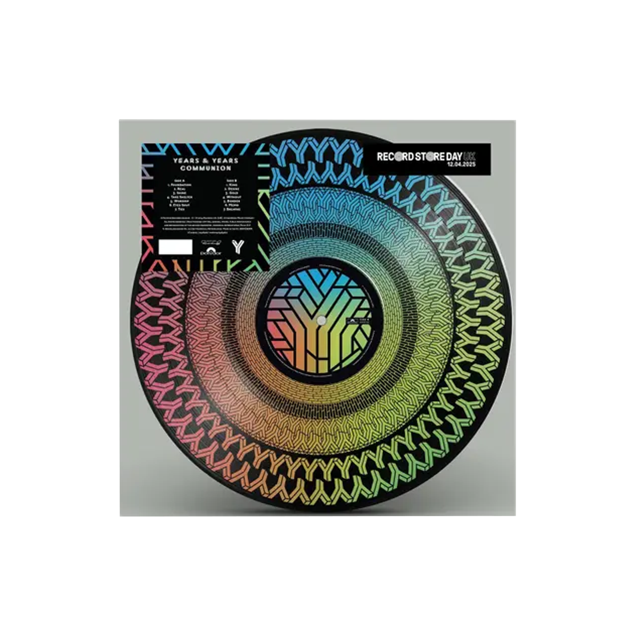 Years & Years, Kylie Minogue - Communion (RSD25): Zoetrope Picture Disc Vinyl LP