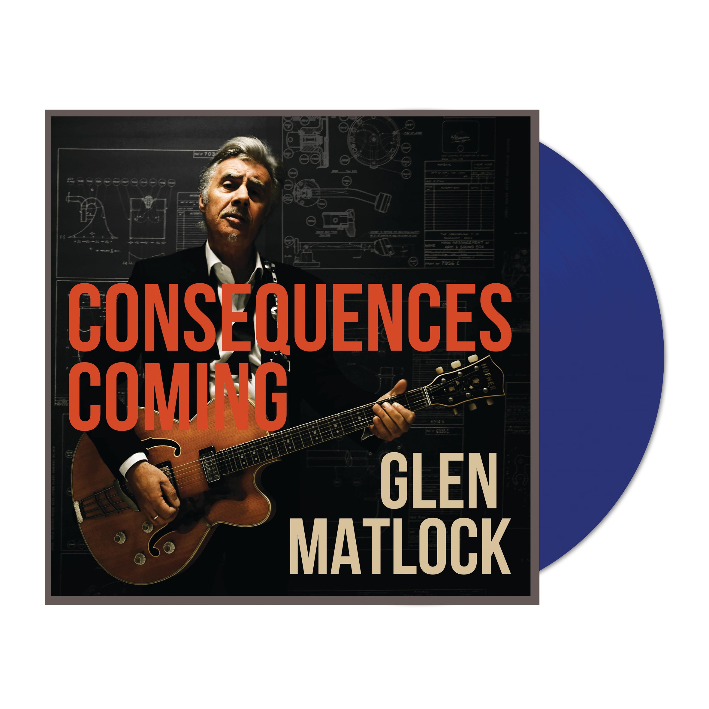Glen Matlock (Sex Pistols) - Consequences Coming: Exclusive Signed Ultra Blue Vinyl LP