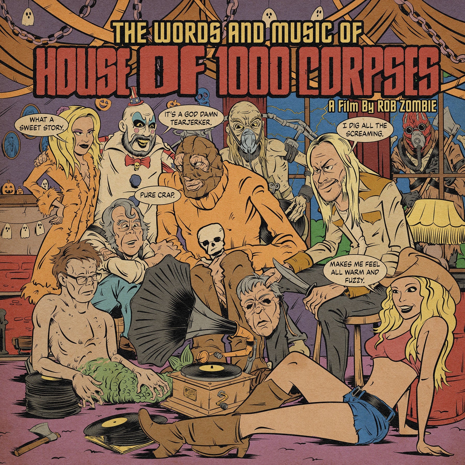 Rob Zombie - The Words & Music of House of 1000 Corpses: Limited 'Halloween Party' Coloured Vinyl 2LP