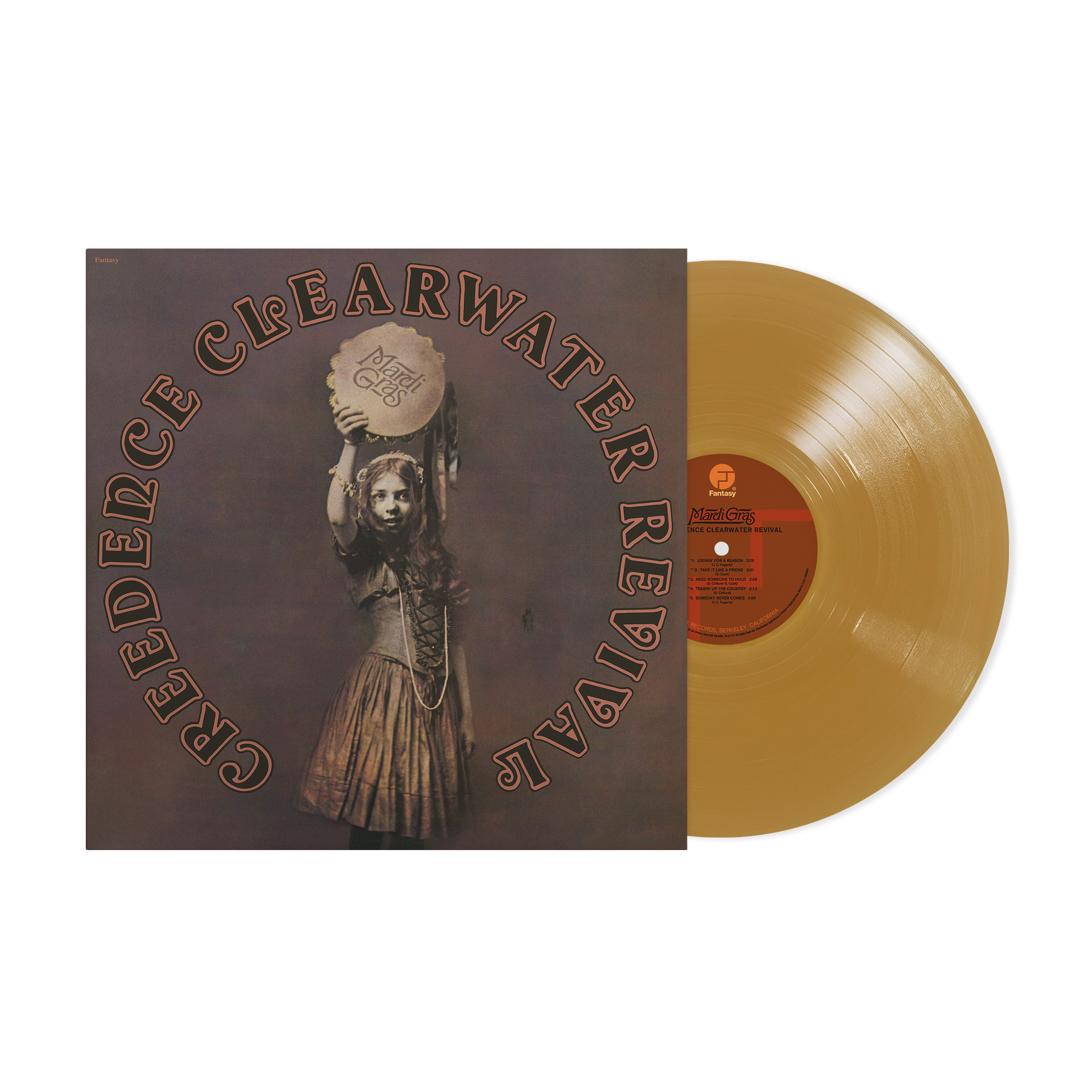 Creedence Clearwater Revival - Mardi Gras: Limited Edition Opaque Gold Vinyl LP