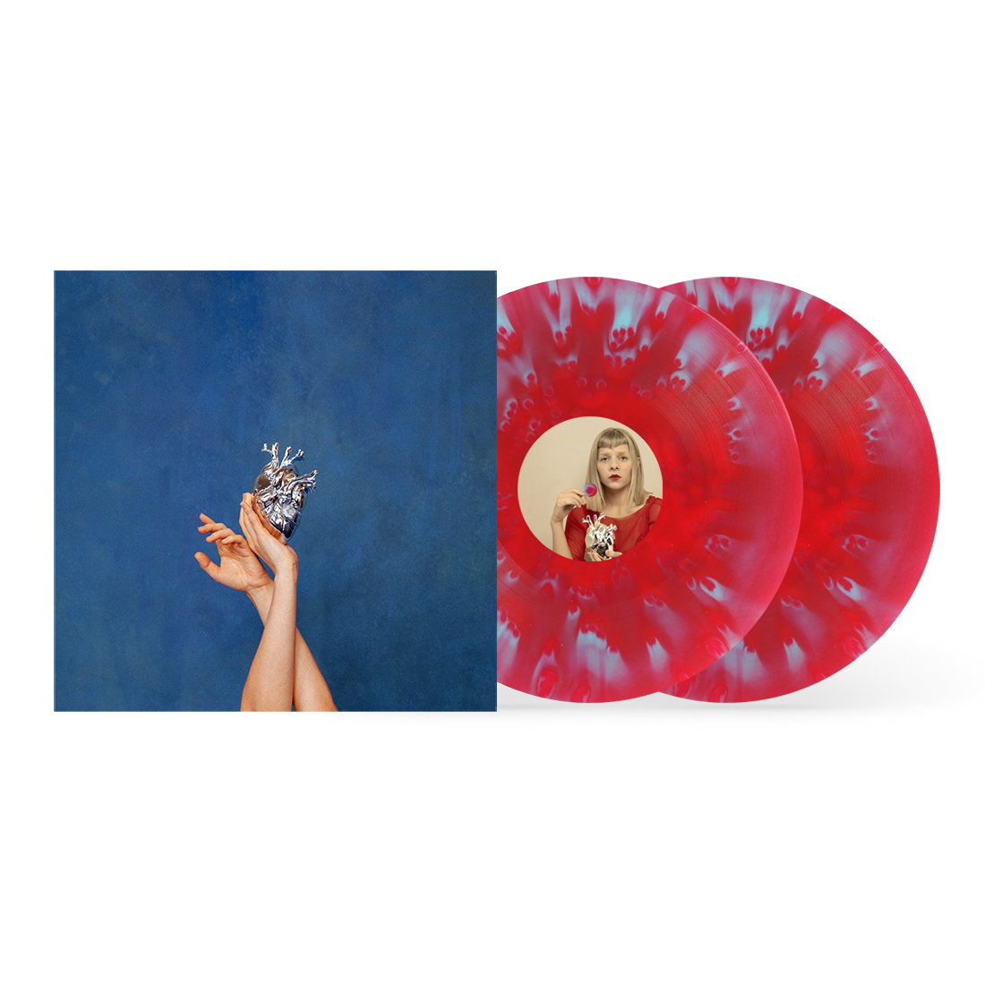 What Happened To The Heart? Limited Red/Blue Vinyl 2LP, Clear Vinyl 2LP + Signed Art Card