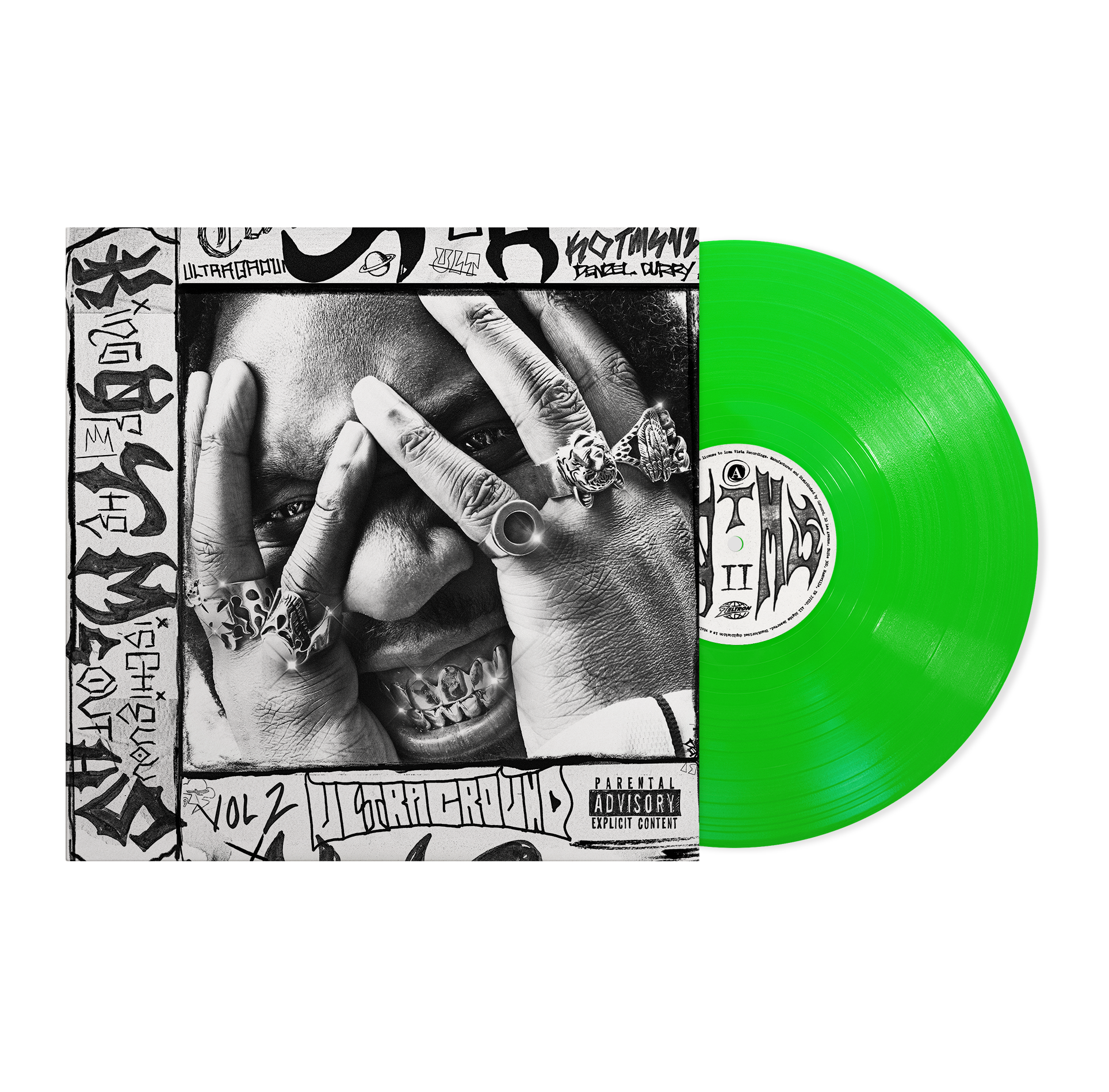 Denzel Curry - King Of The Mischievous South Vol. 2: Limited Neon Green Vinyl LP