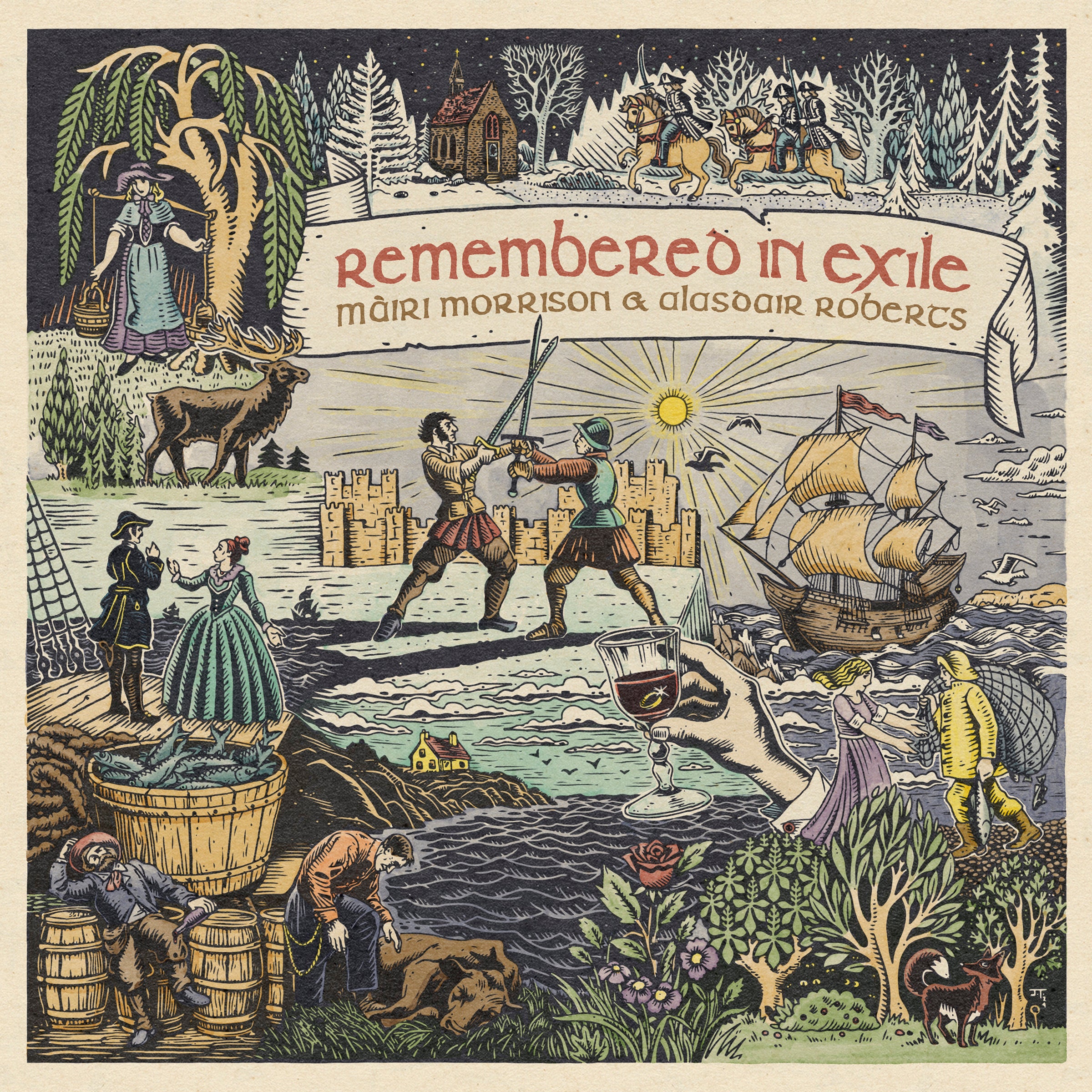 Màiri Morrison & Alasdair Roberts with Pete Johnston & Friends - Remembered in Exile: Songs and Ballads From Nova Scotia: CD