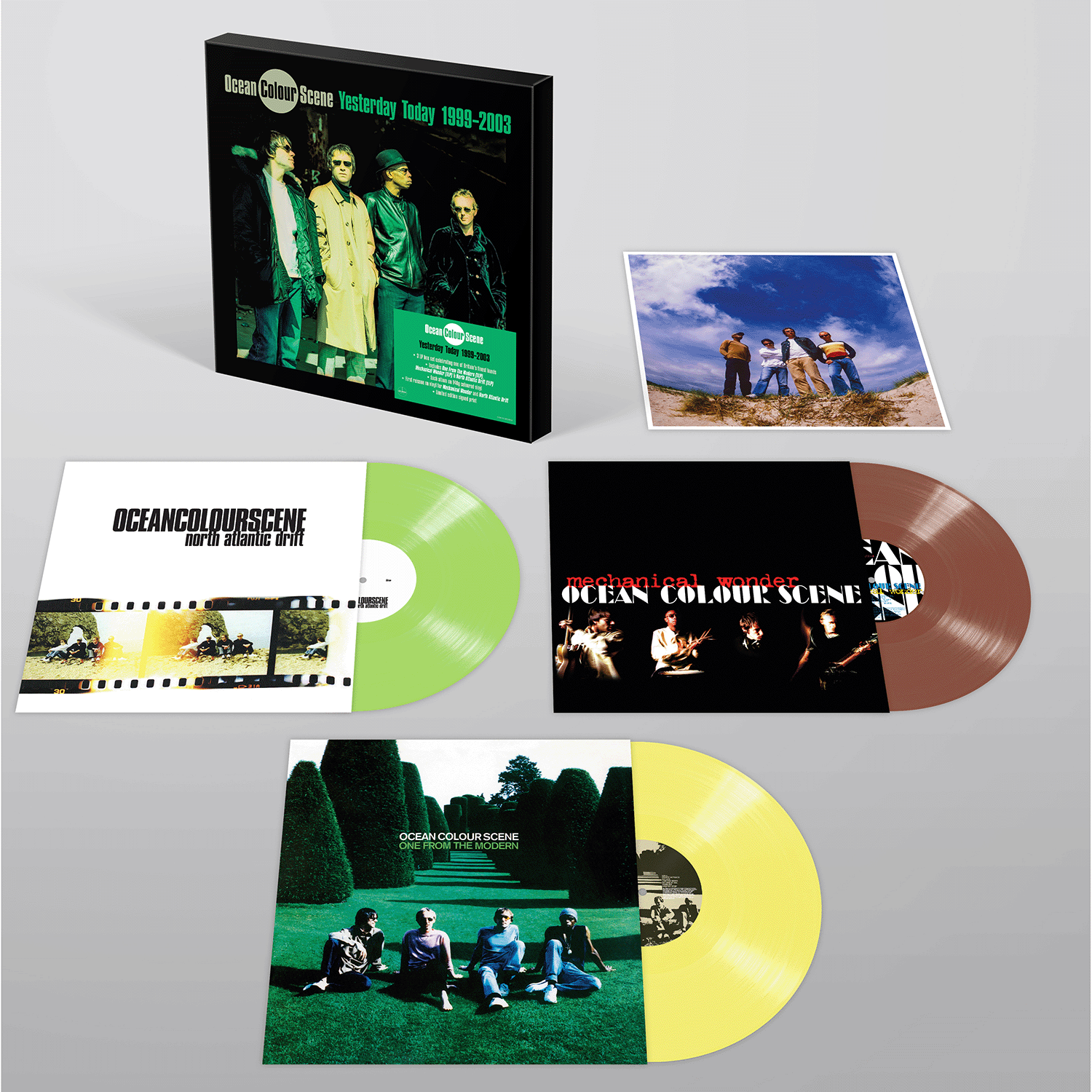 Ocean Colour Scene - Yesterday Today 1999 – 2003 (Signed Edition): 3LP Colour Vinyl Box Set