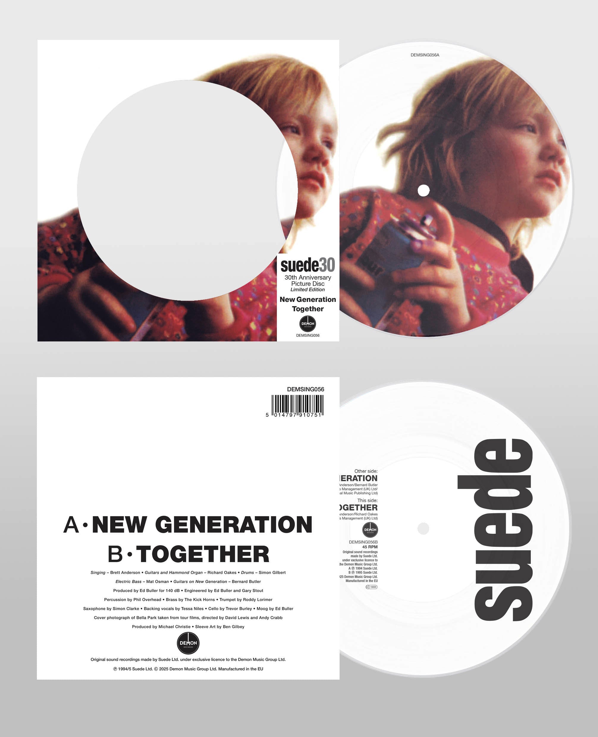 Suede - New Generation (30th Anniversary Edition): 7" Picture Disc Vinyl