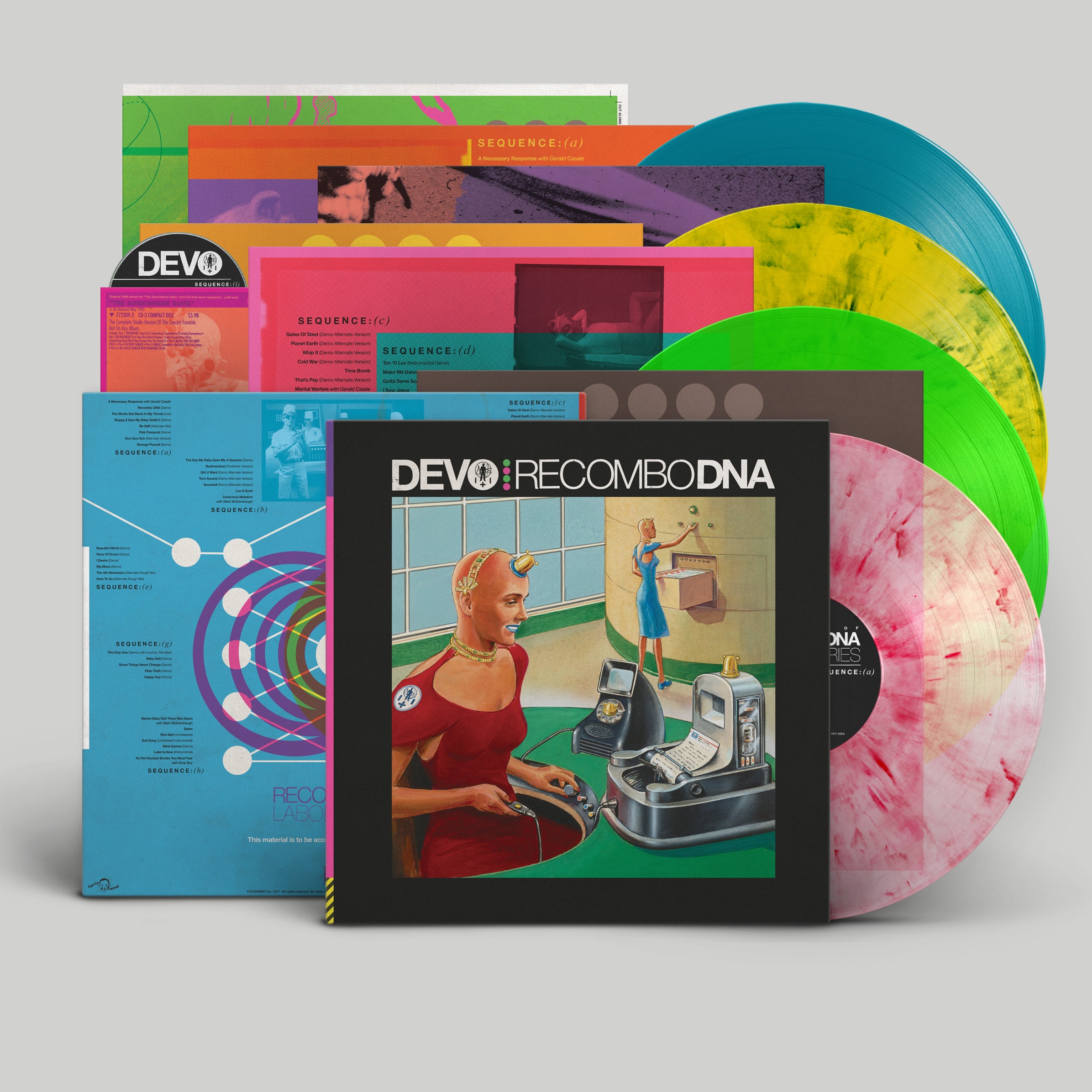 Devo - Recombo DNA: 'Big Mess' Vinyl 4LP + Mini CD
