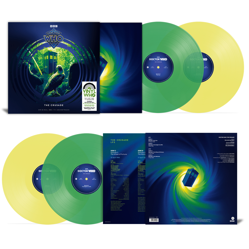 Doctor Who - Doctor Who - The Crusade: Translucent Green & Yellow Vinyl 2LP