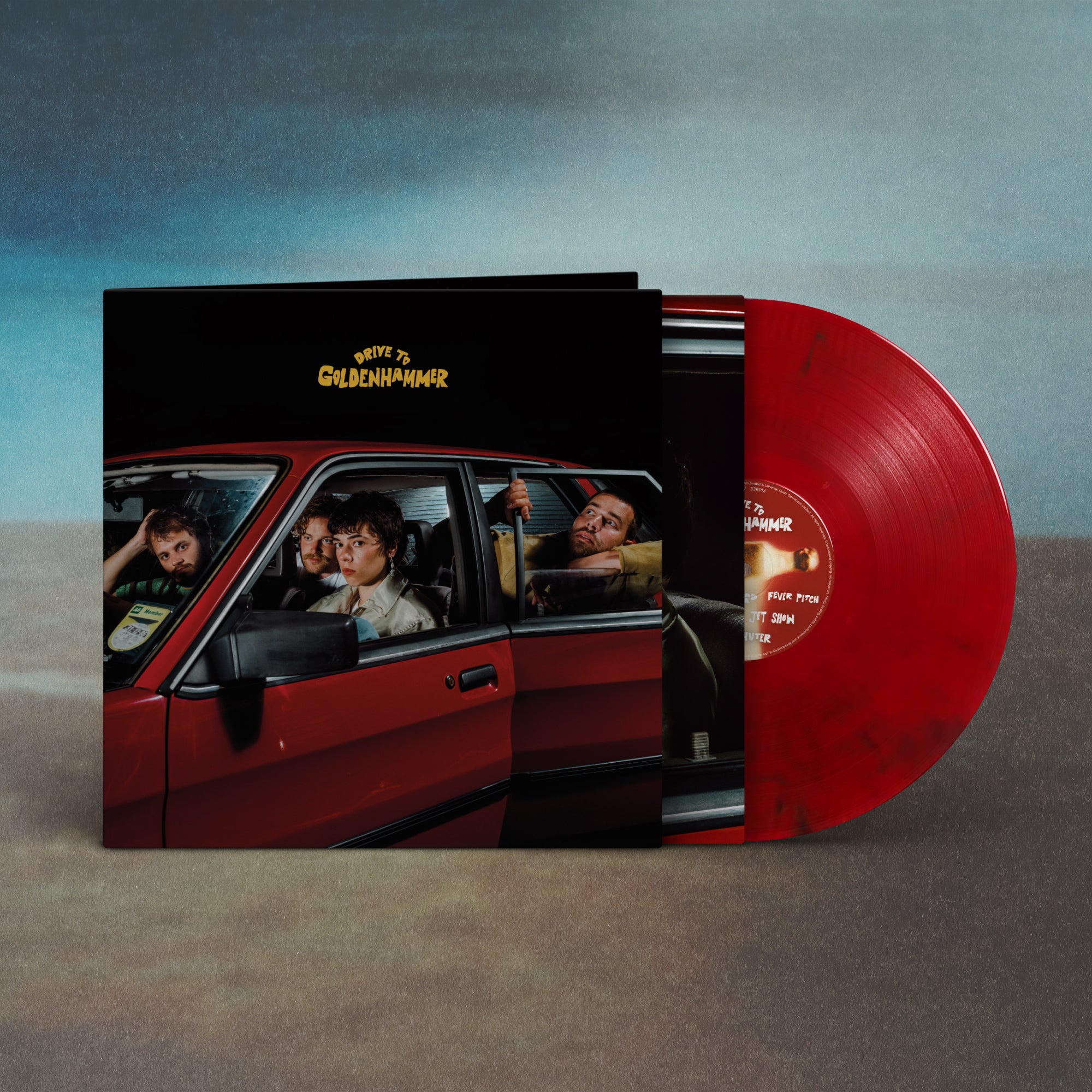 Divorce - Drive To Goldenhammer "Red Car” Store Exclusive Edition Gatefold Vinyl