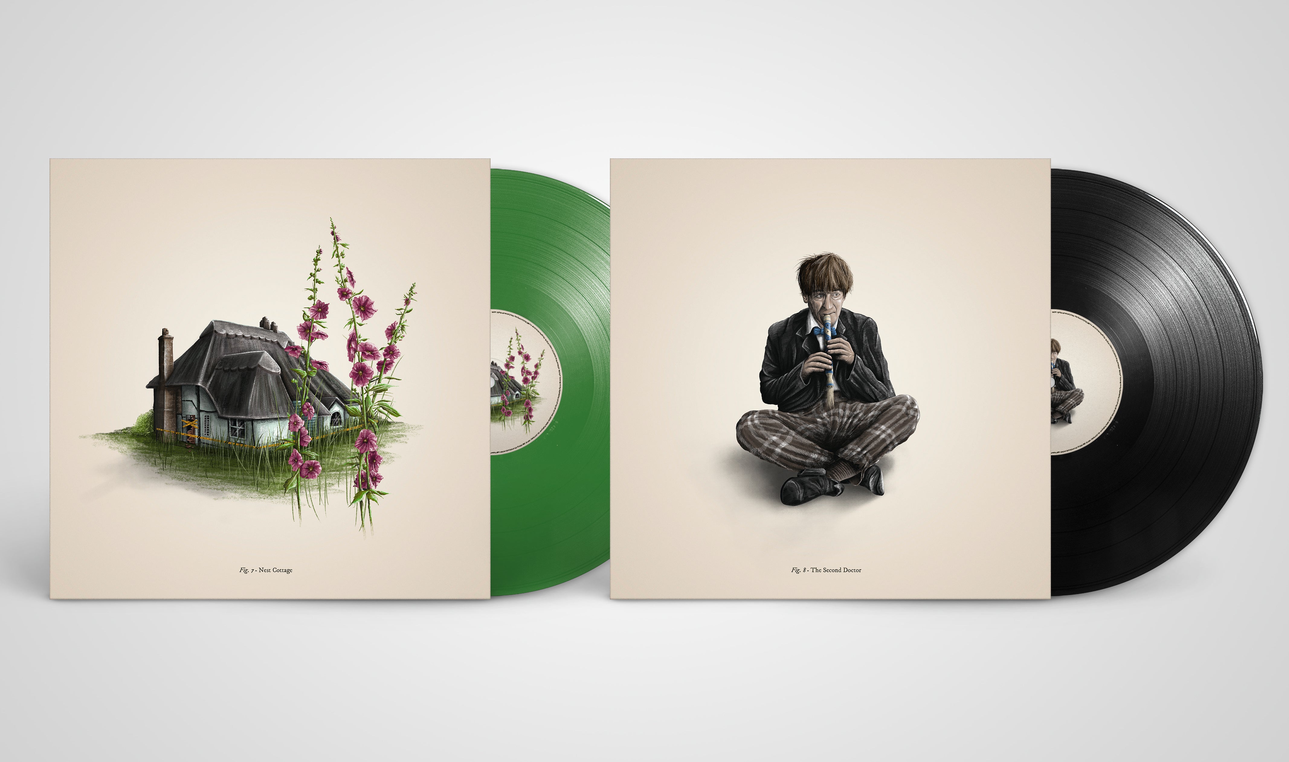 Original Soundtrack - Doctor Who - Serpent Crest: Limited Green & Black Vinyl 10LP Box Set Tom Baker Signed Edition
