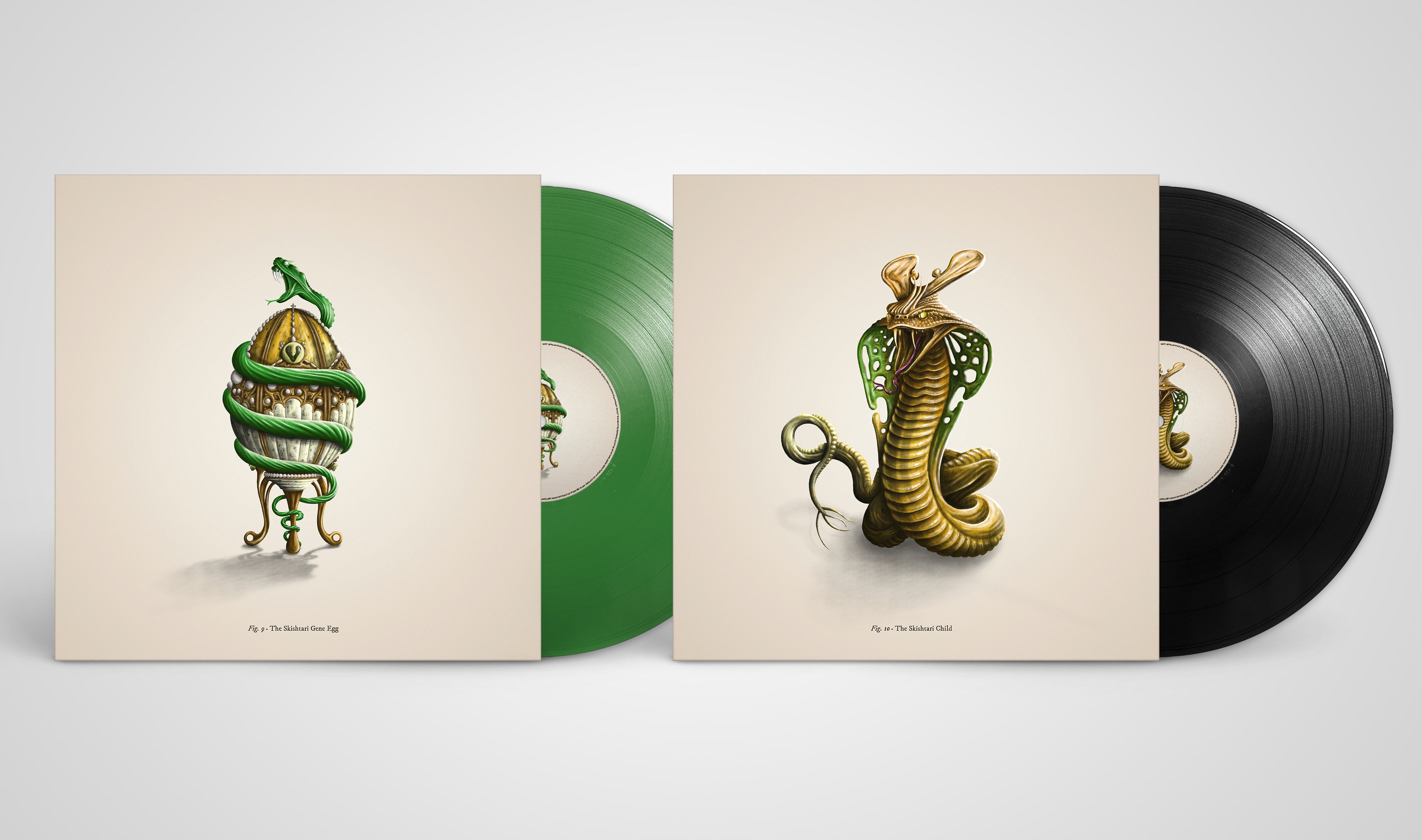 Original Soundtrack - Doctor Who - Serpent Crest: Limited Green & Black Vinyl 10LP Box Set Tom Baker Signed Edition