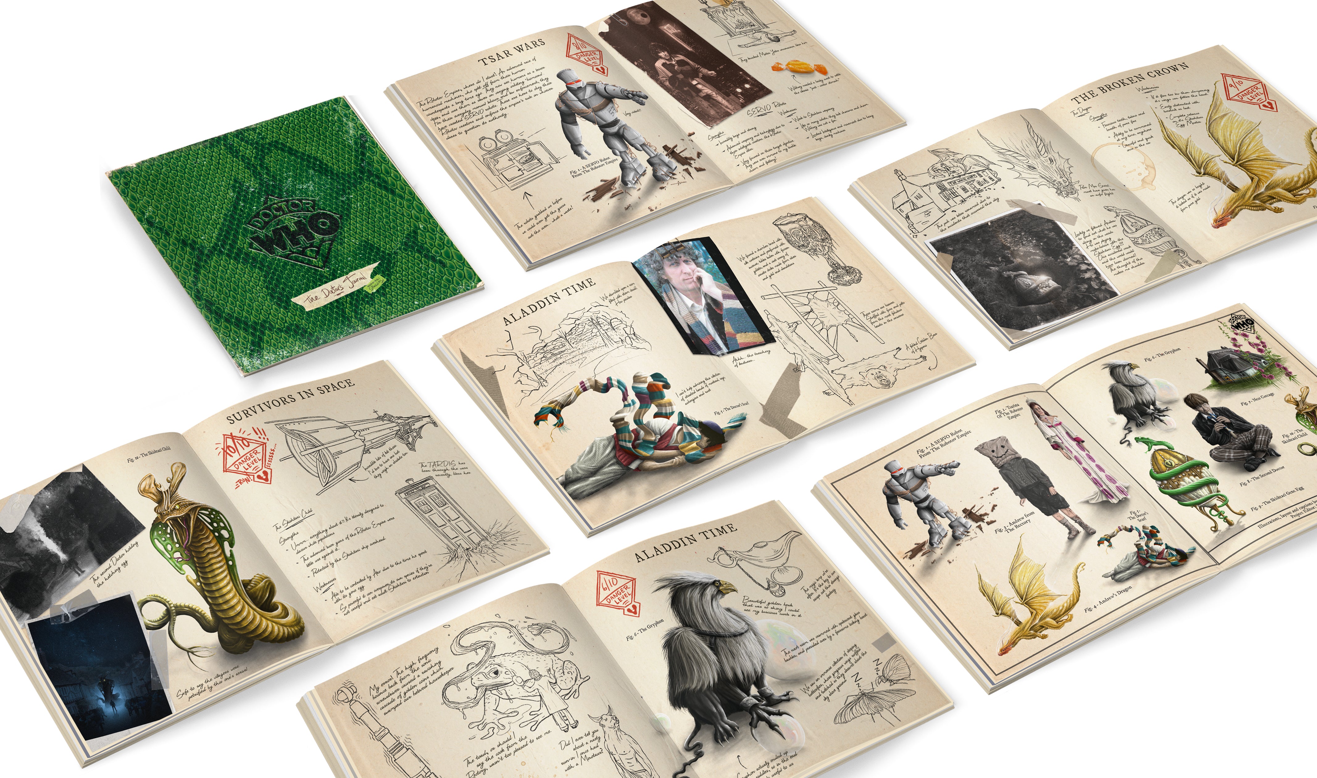 Original Soundtrack - Doctor Who - Serpent Crest: Limited Green & Black Vinyl 10LP Box Set Tom Baker Signed Edition