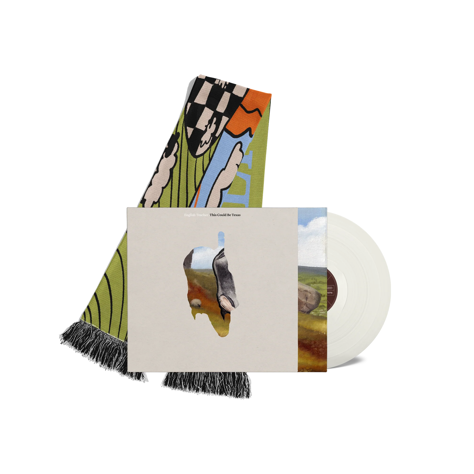 This Could Be Texas: Limited Milky White Vinyl LP, Scarf + Signed Art Card