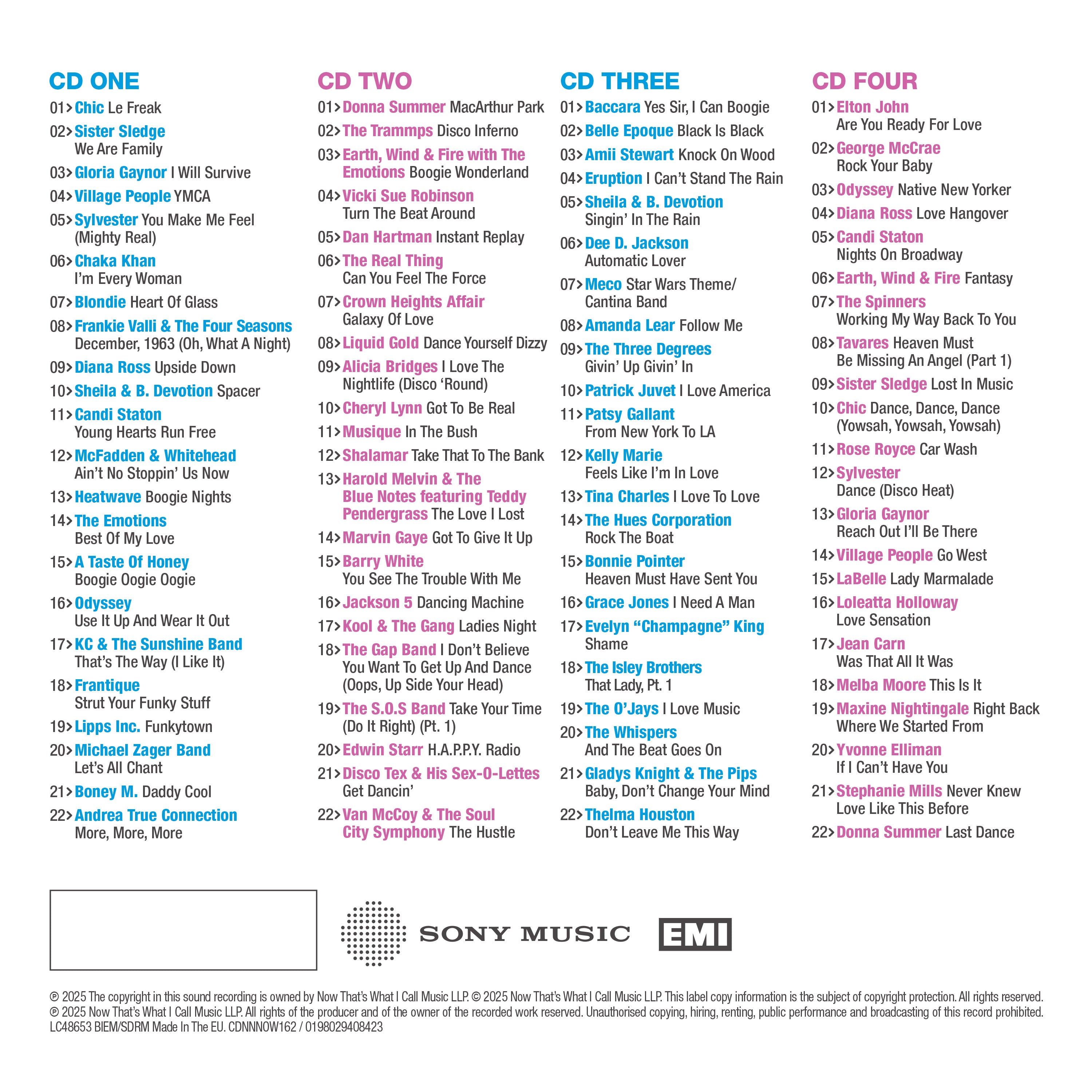 Various Artists - NOW That's What I Call An Era - Disco: 1973-1980 (4CD)