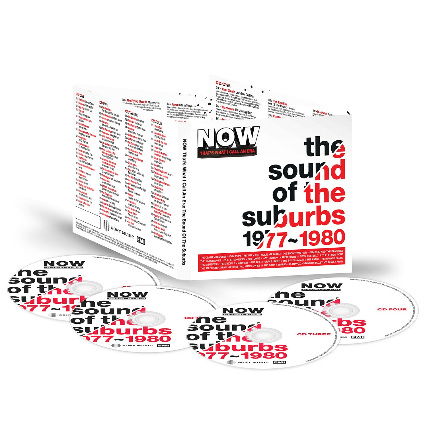 Various Artists - NOW That’s What I Call An Era: Sound Of The Suburbs (4CD)