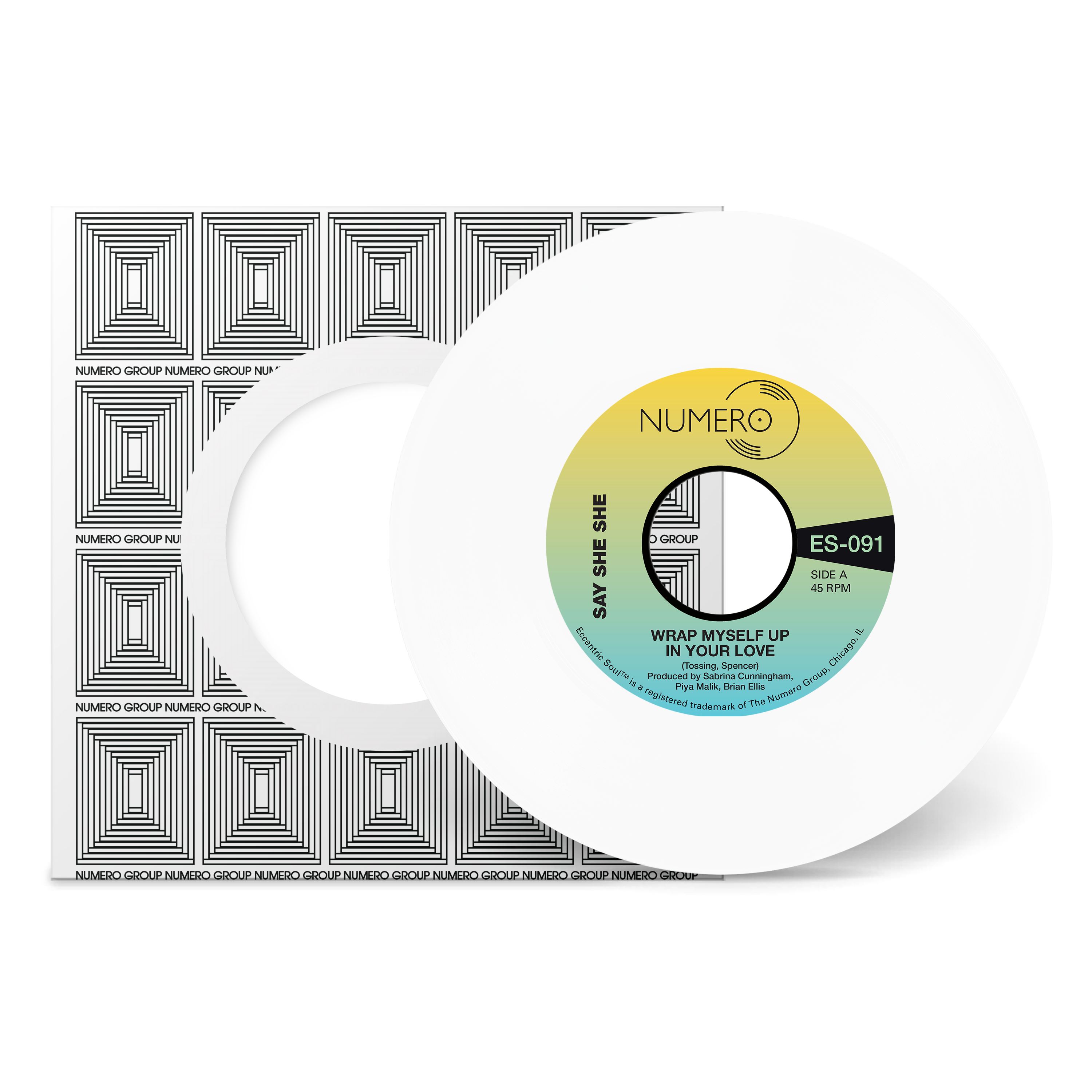 Say She She, Jim Spencer - Wrap Myself Up In Your Love: Limited White Vinyl 7" Single