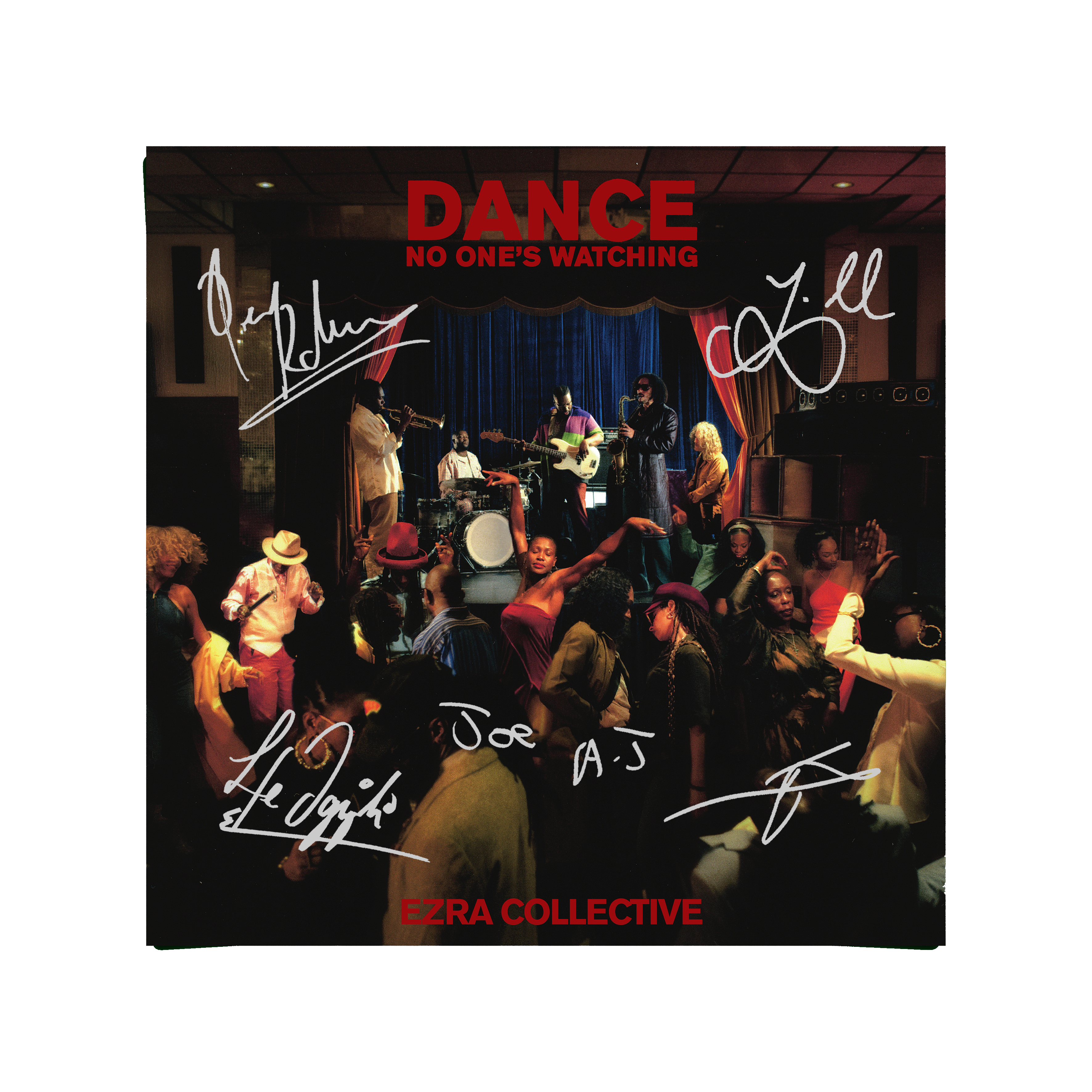 Dance, No One's Watching: Limited Satin Red Vinyl LP + Exclusive Signed Print