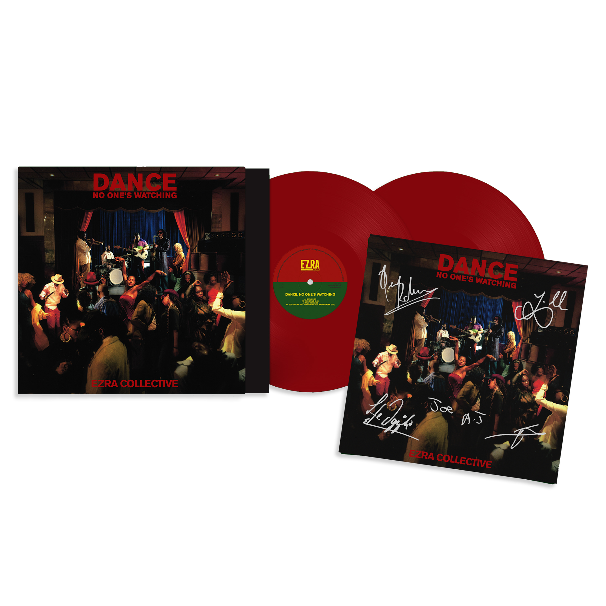 Dance, No One's Watching: Limited Satin Red Vinyl LP + Exclusive Signed Print