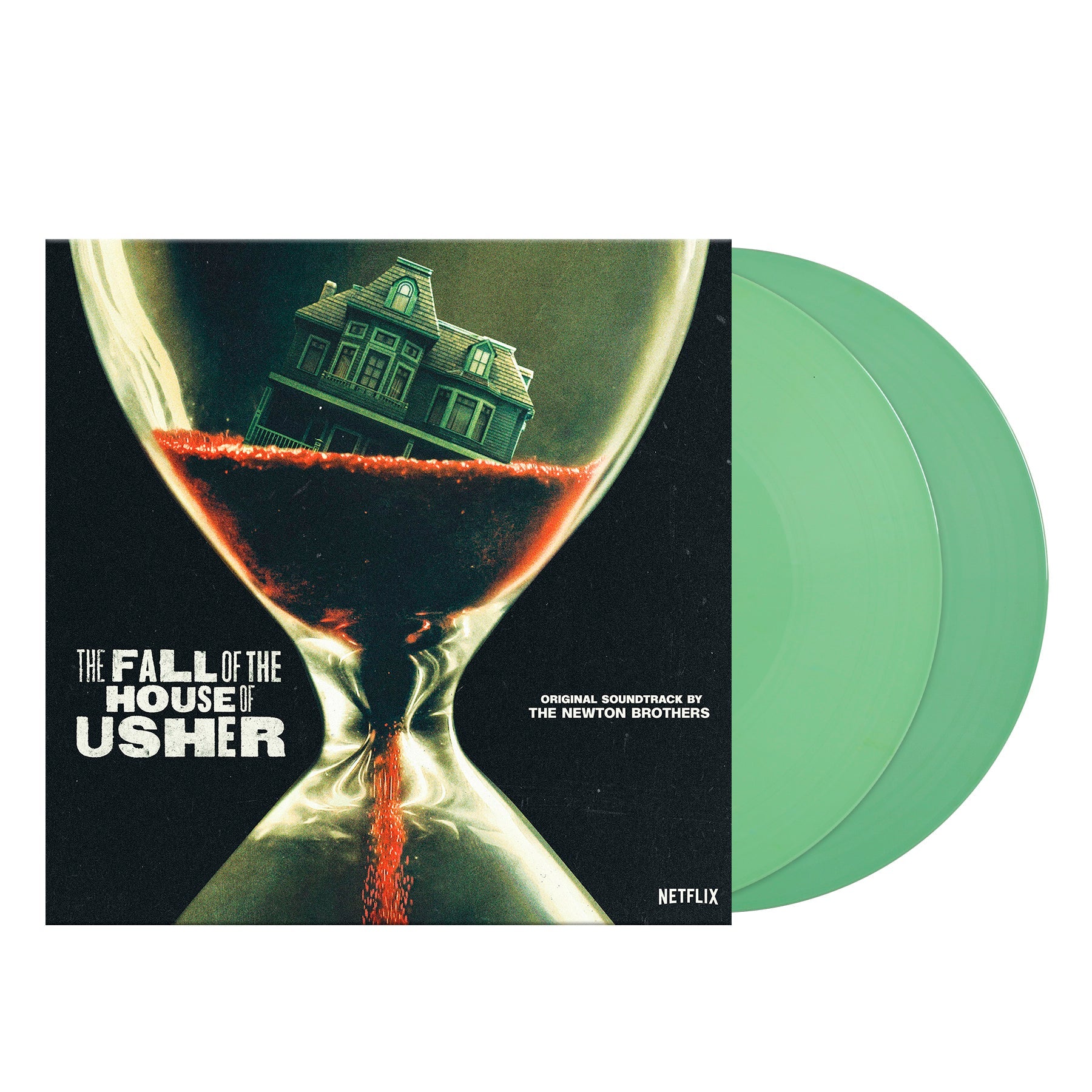 The Newton Brothers - The Fall of the House of Usher (OST): Limited Seafoam Green Vinyl 2LP