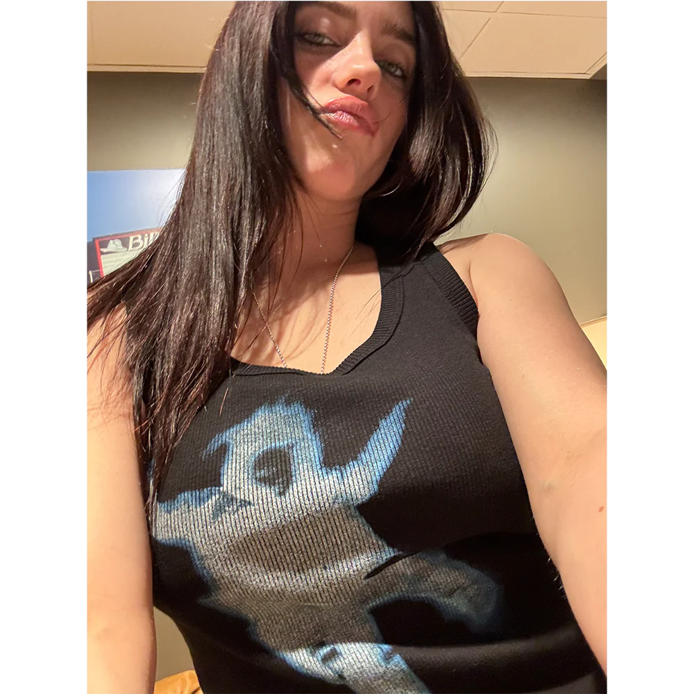 Billie Eilish - Falling Ribbed Crop Tank