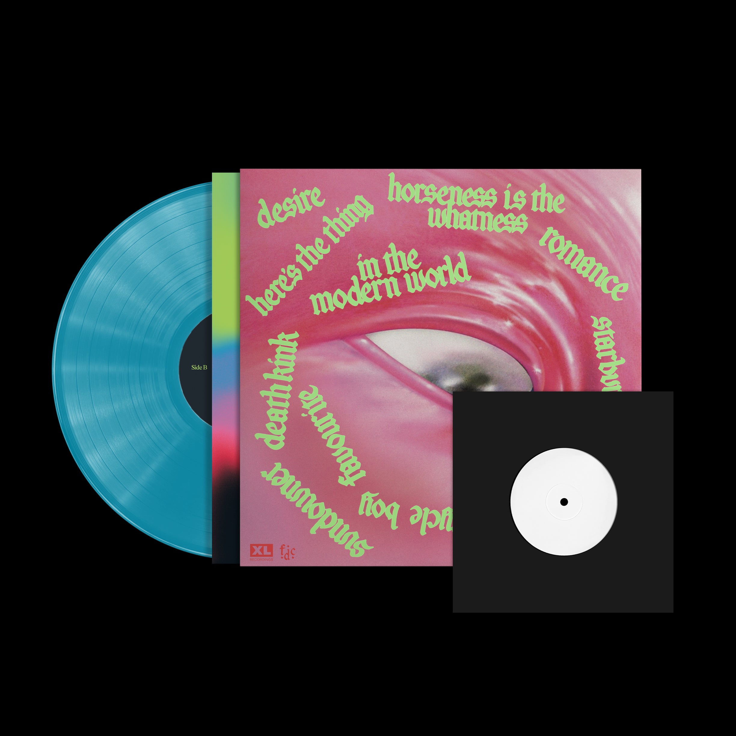 Fontaines D.C. - Romance (Bonus Edition): Turquoise Blue LP + Black 7”