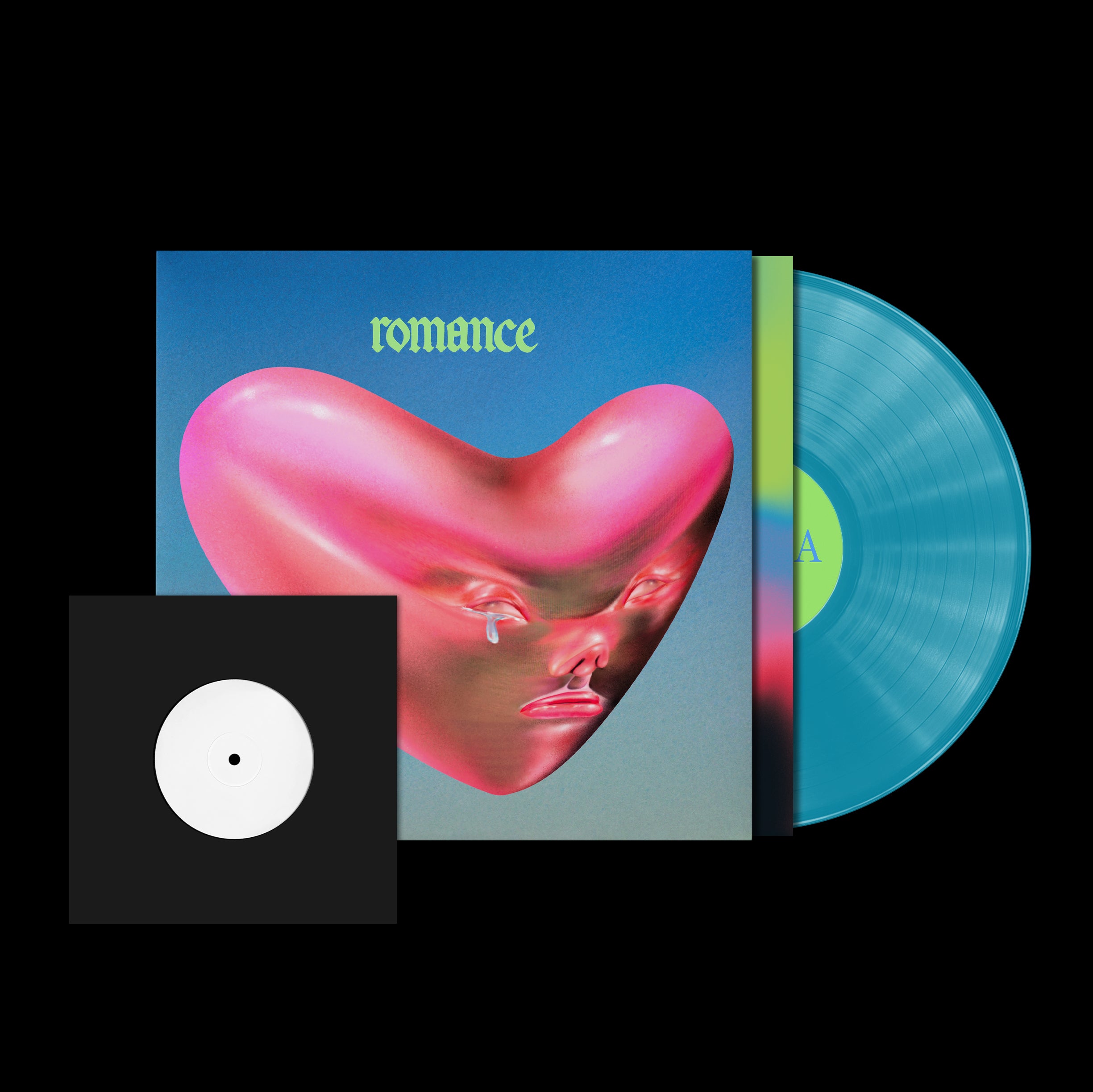 Fontaines D.C. - Romance (Bonus Edition): Turquoise Blue LP + Black 7”