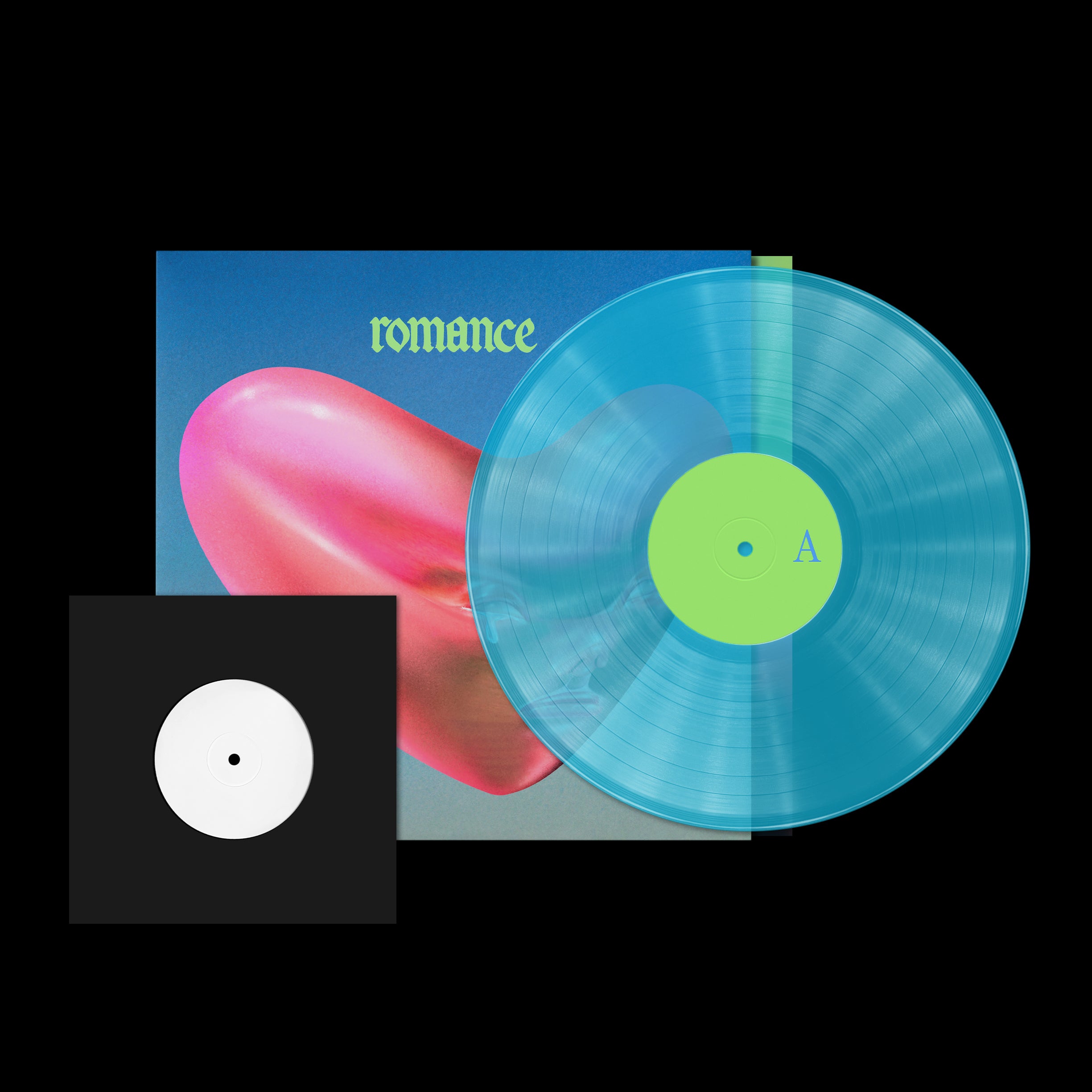 Fontaines D.C. - Romance (Bonus Edition): Turquoise Blue LP + Black 7”