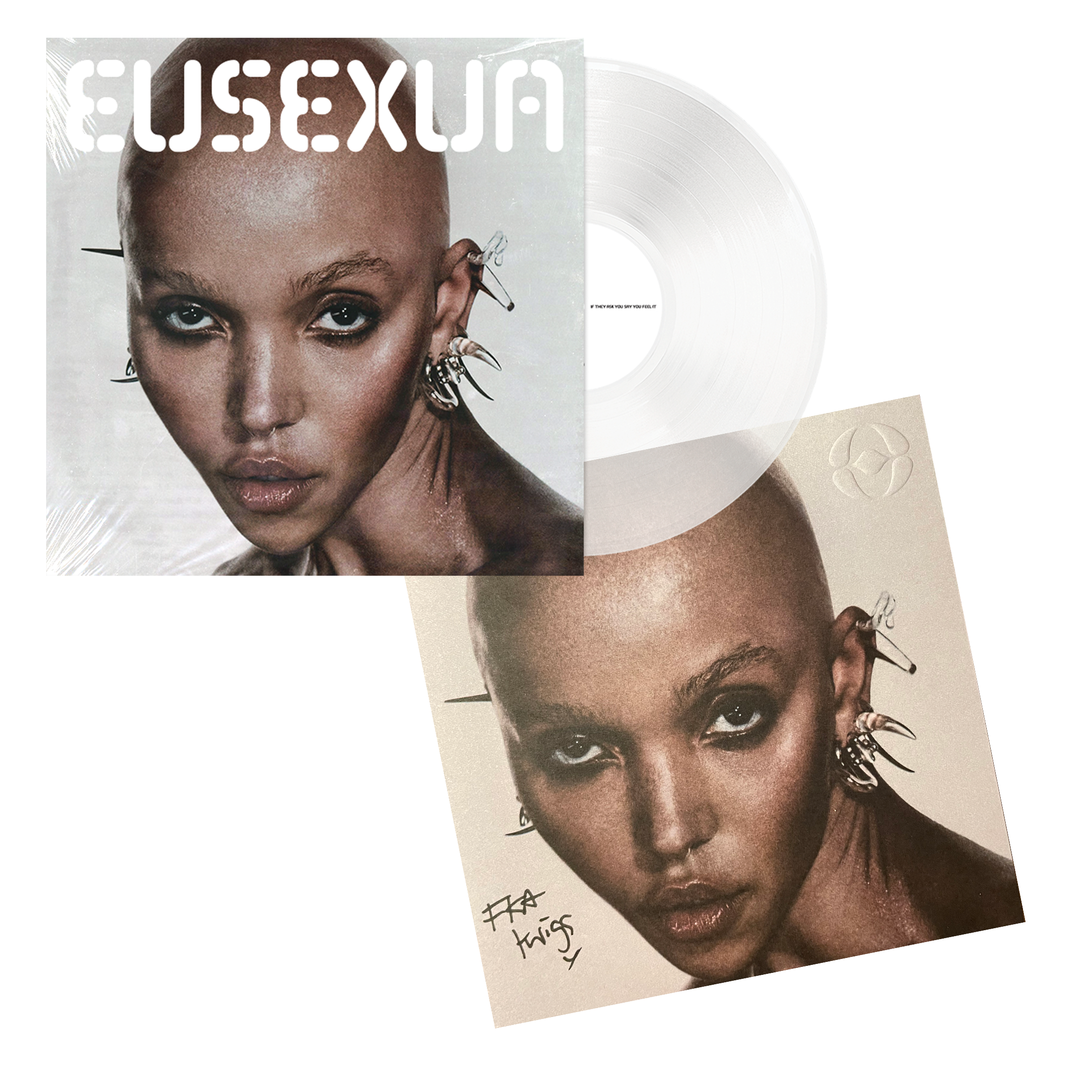 EUSEXUA: Limited Edition Crystal Clear Vinyl LP & Signed Print