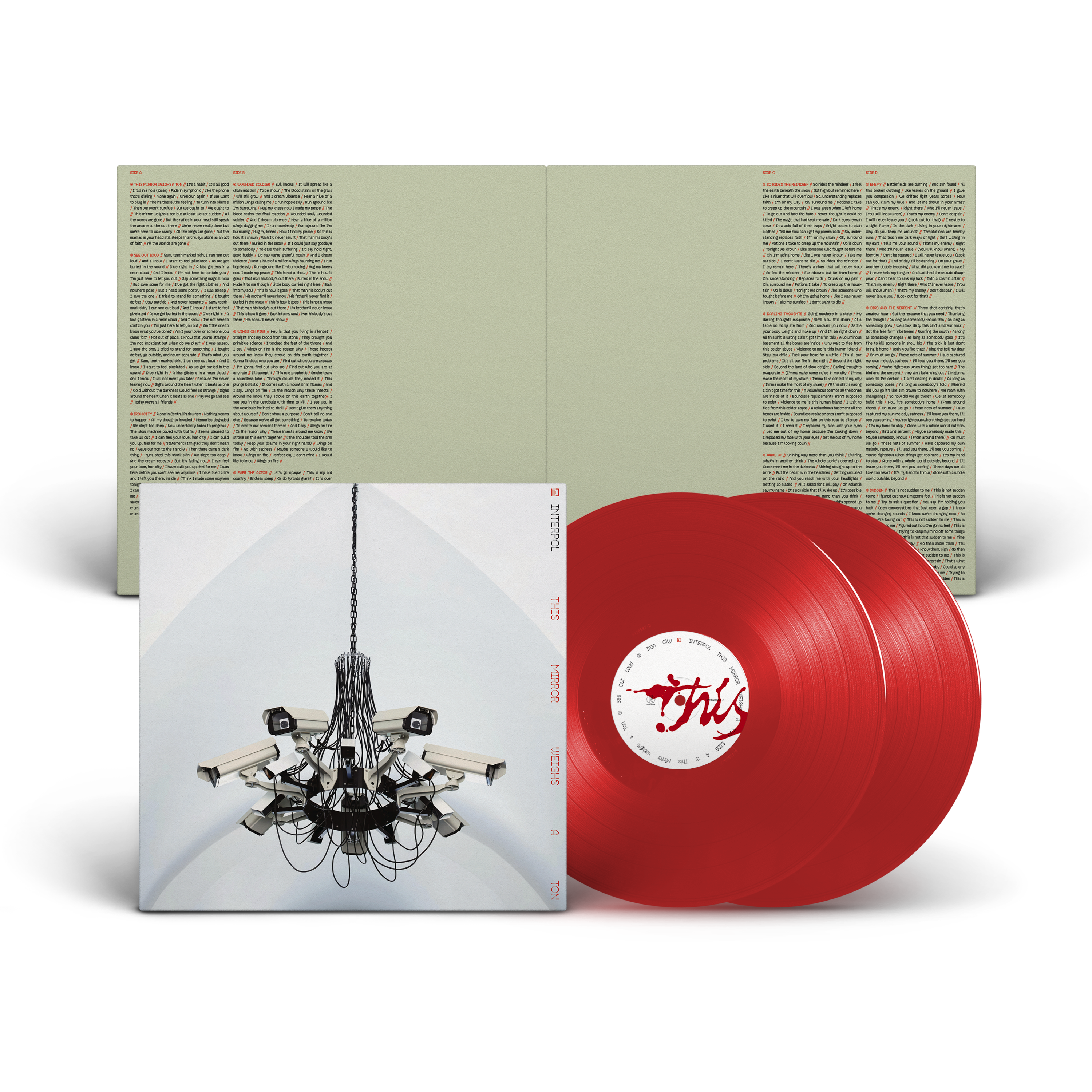 Interpol - This Mirror Weighs A Ton: Transparent Red Vinyl 2LP