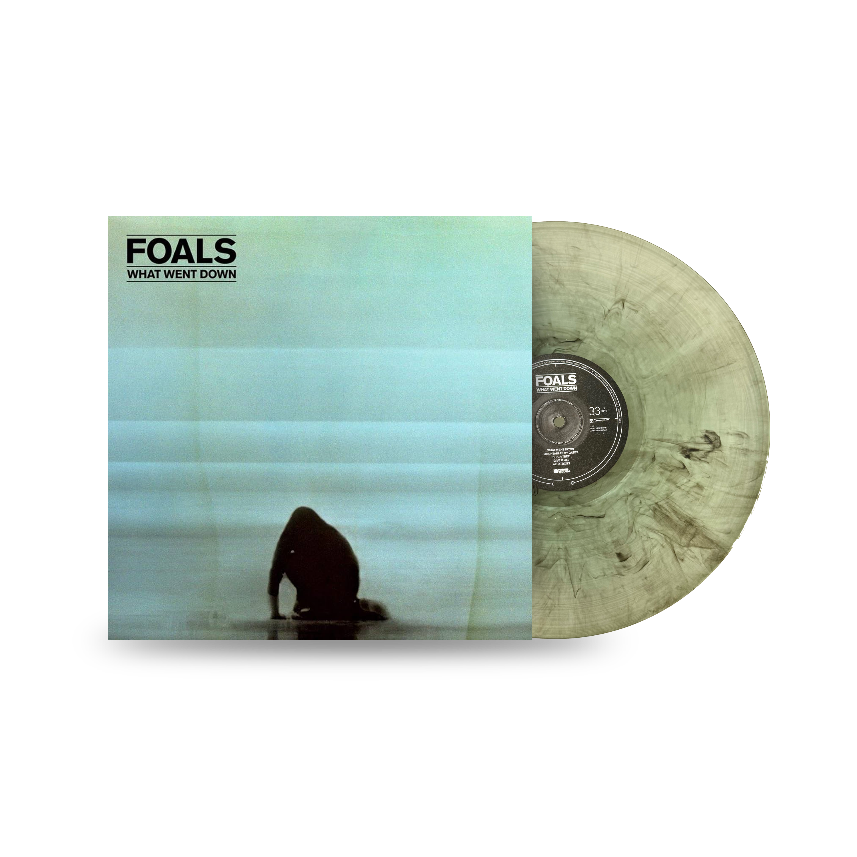 Foals - What Went Down (10th Anniversary Edition): Coke bottle Green & Black Smoke Marbled Vinyl LP
